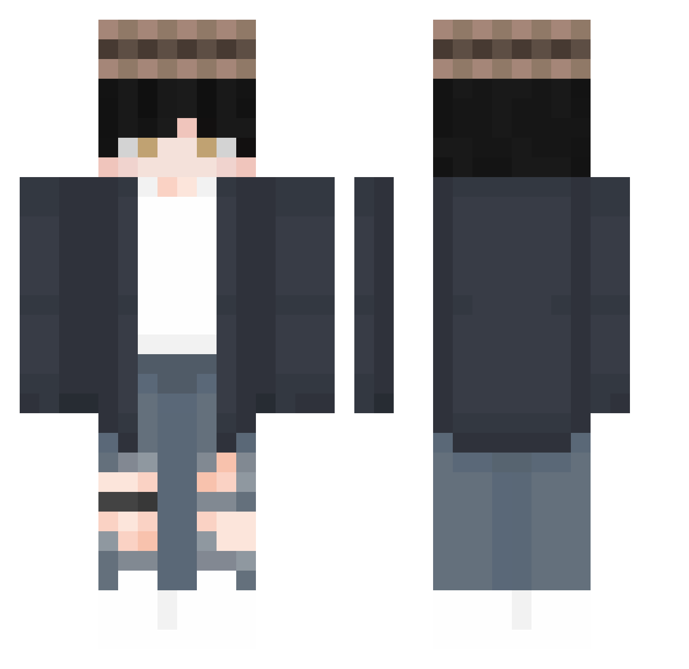 IanMiles_ Minecraft skin, front and back view