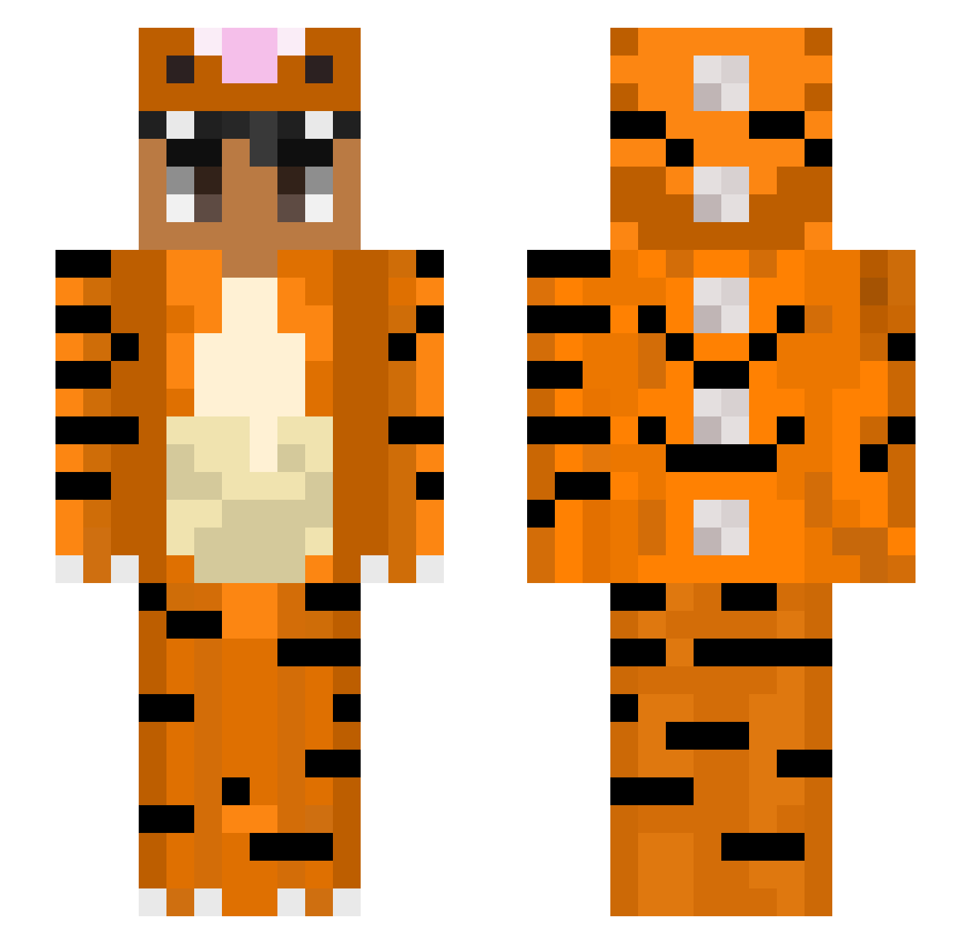 _WWXD_ Minecraft skin, front and back view