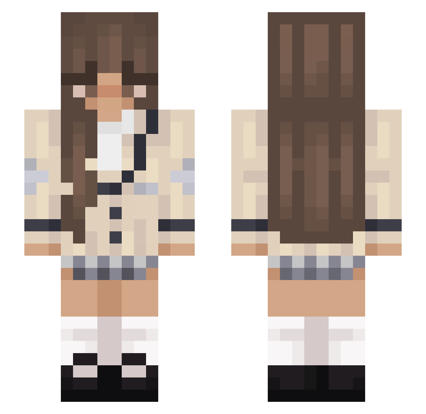 weer_ciaa Minecraft skin, front and back view
