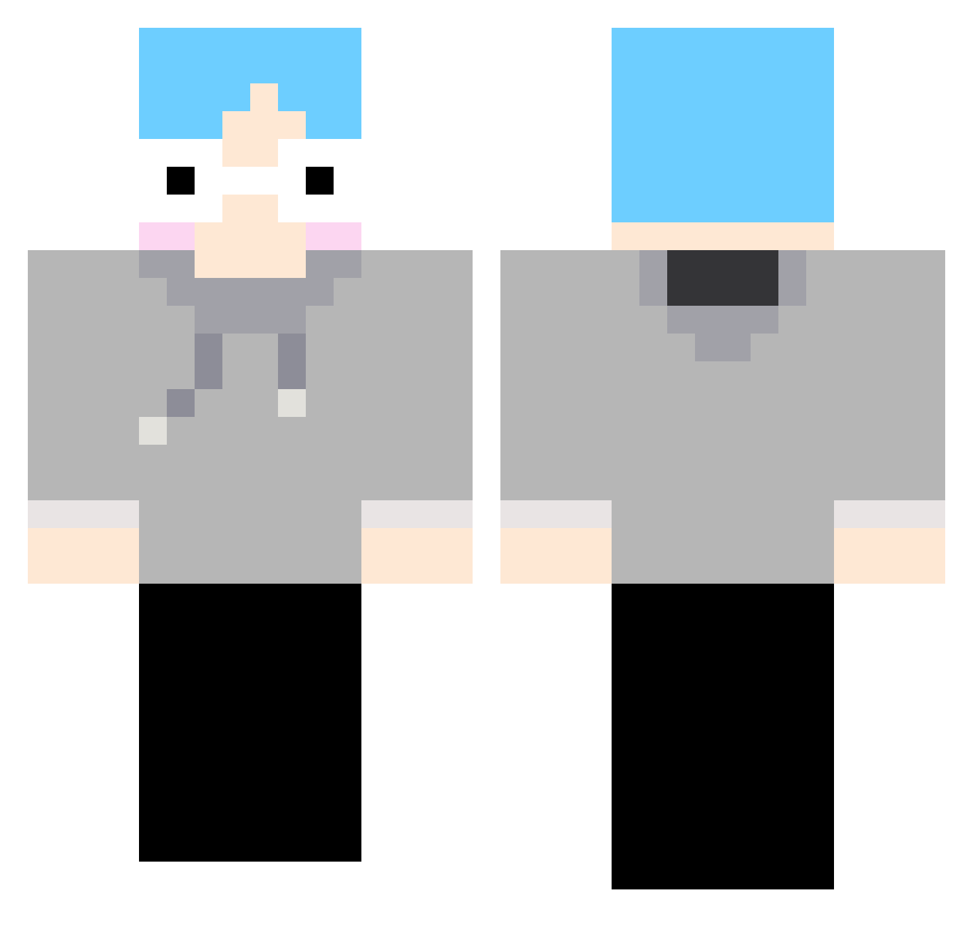 skye9012 Minecraft skin, front and back view