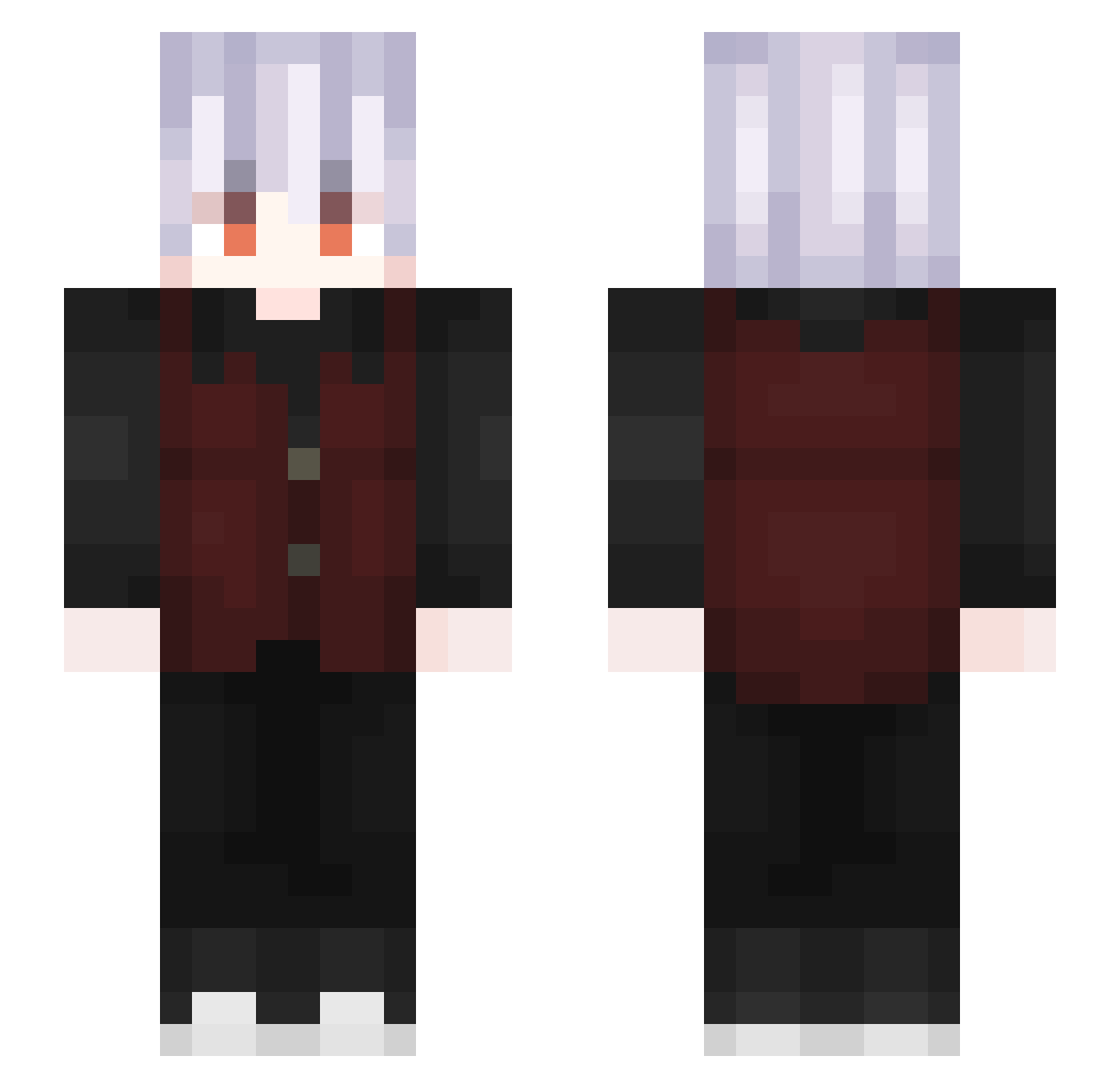 ReJoEx Minecraft skin, front and back view