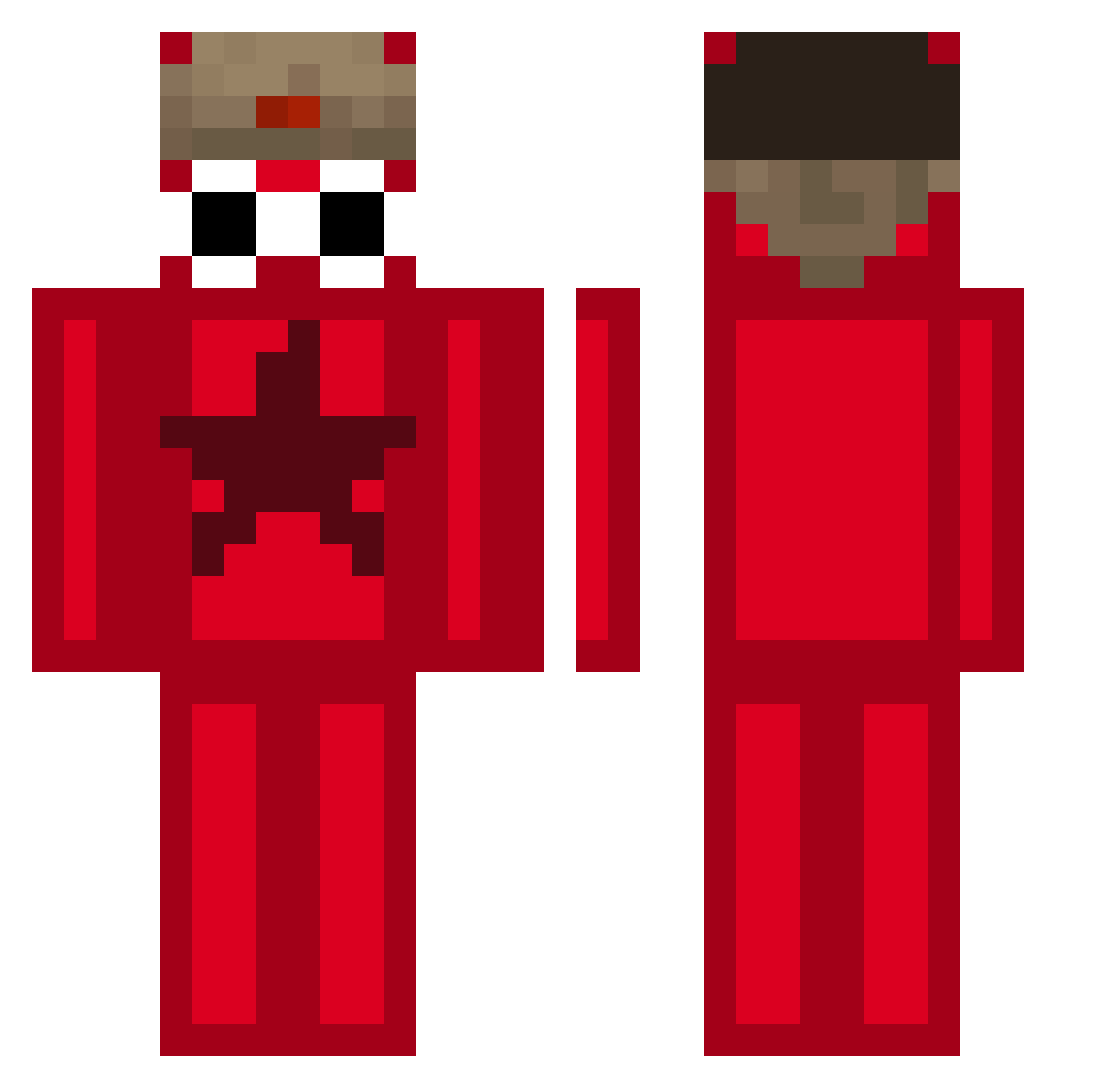jujuisho09 Minecraft skin, front and back view