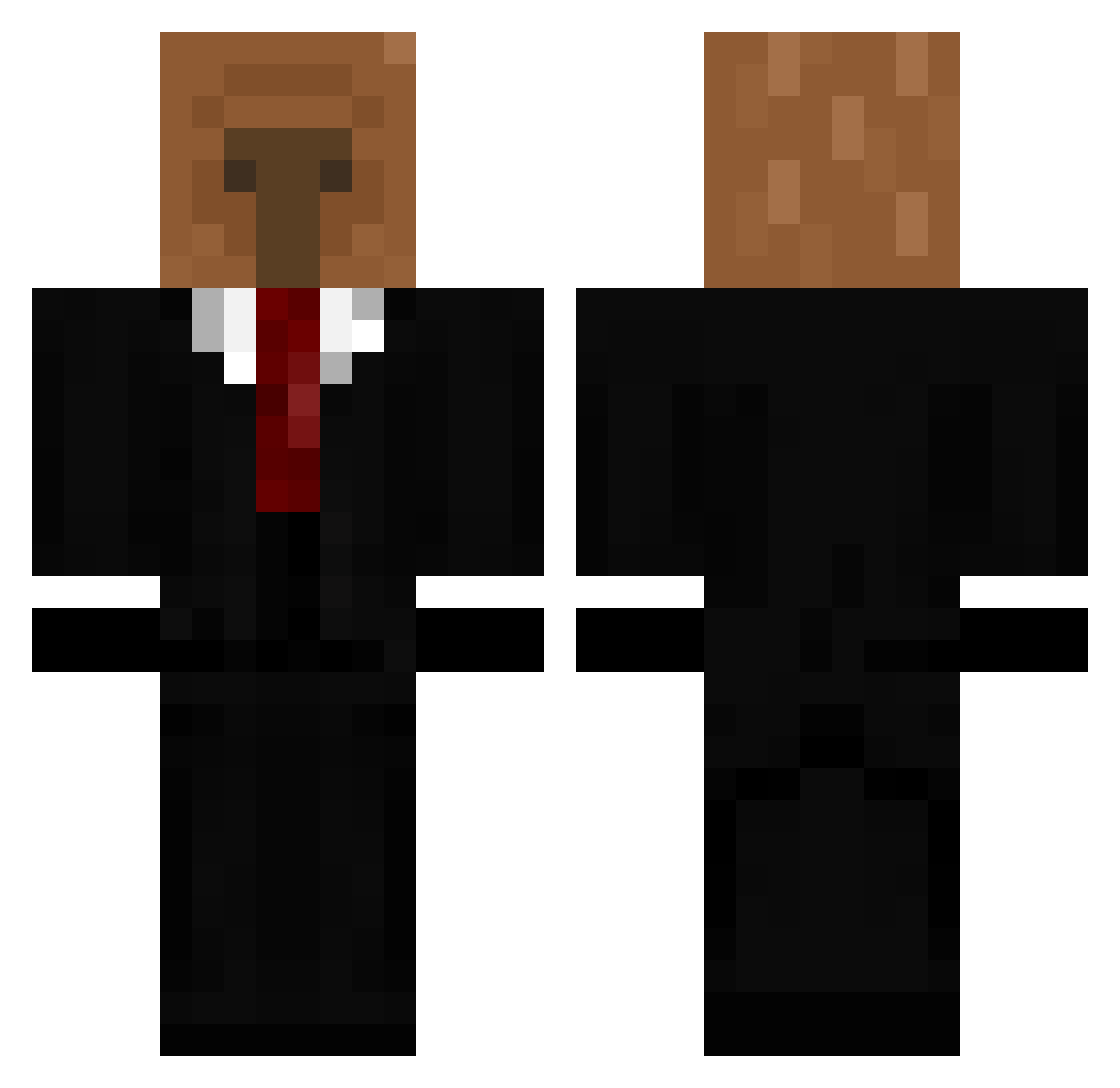 R6thl4ss Minecraft skin, front and back view