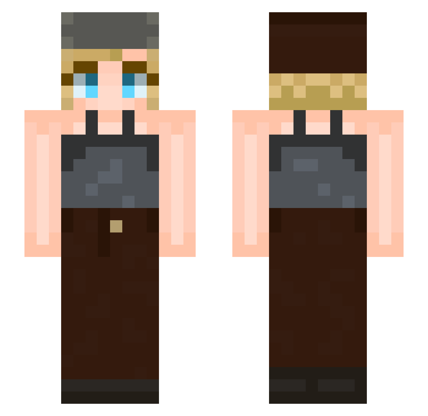 SaguileoTheThird Minecraft skin, front and back view