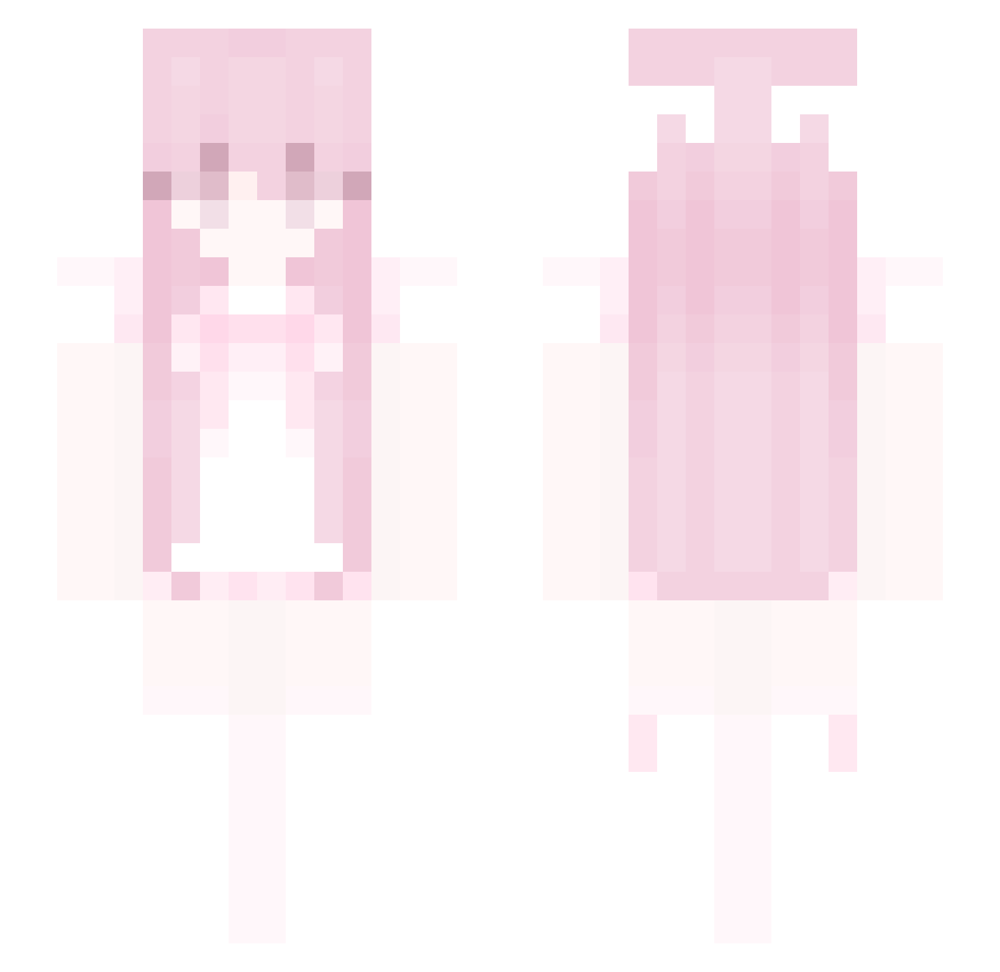 zdqmbo Minecraft skin, front and back view