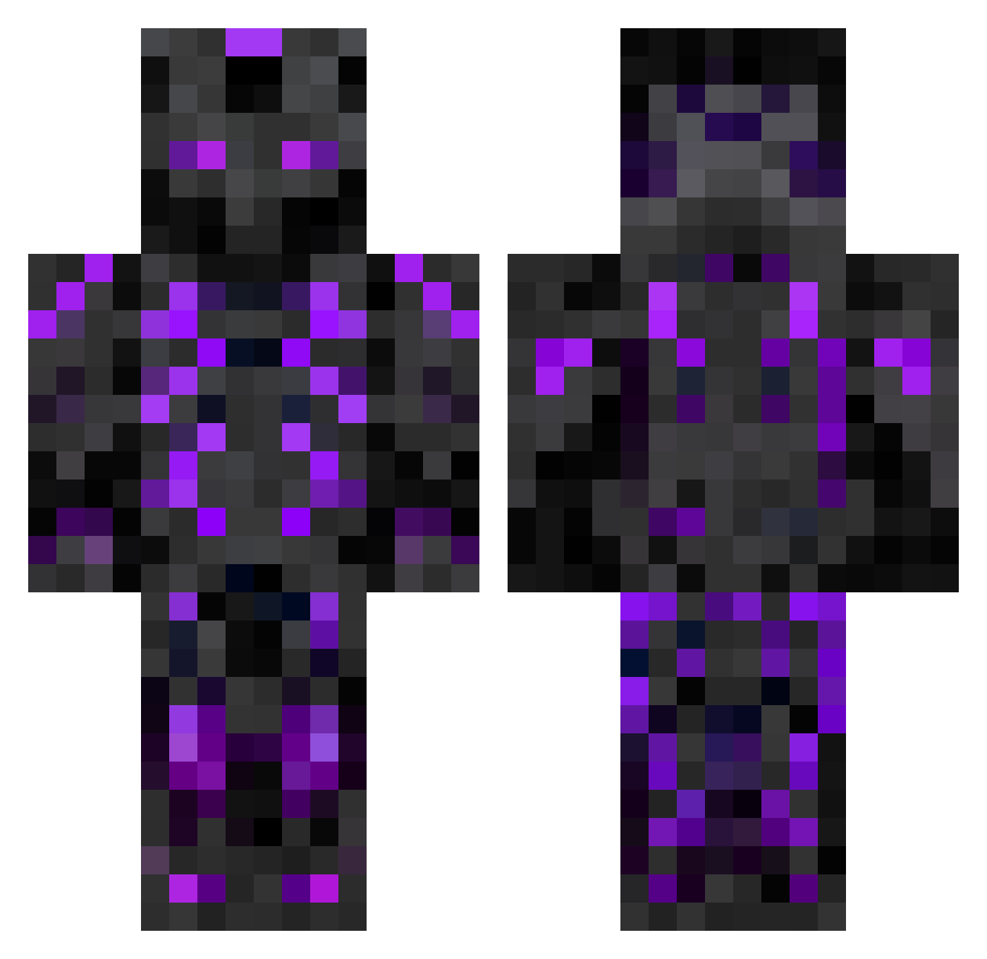 Alex_0980 Minecraft skin, front and back view