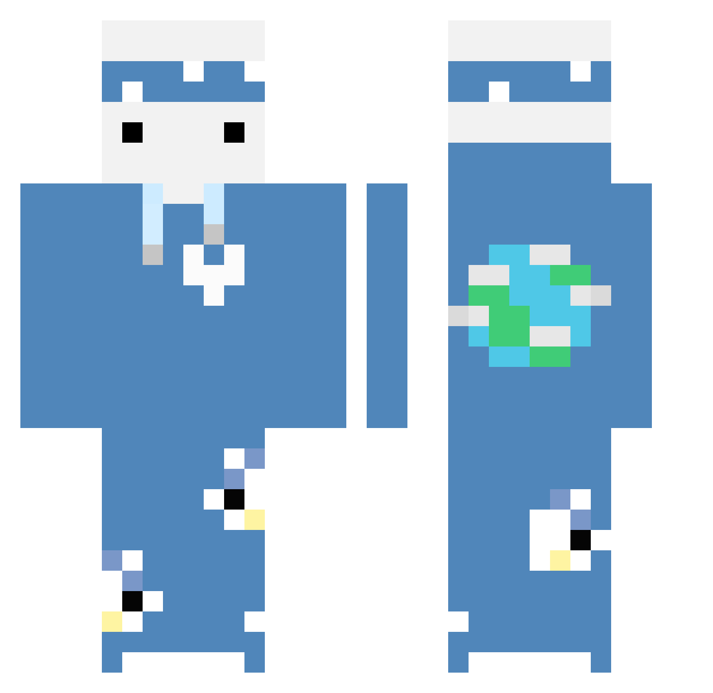 xun_toaki Minecraft skin, front and back view