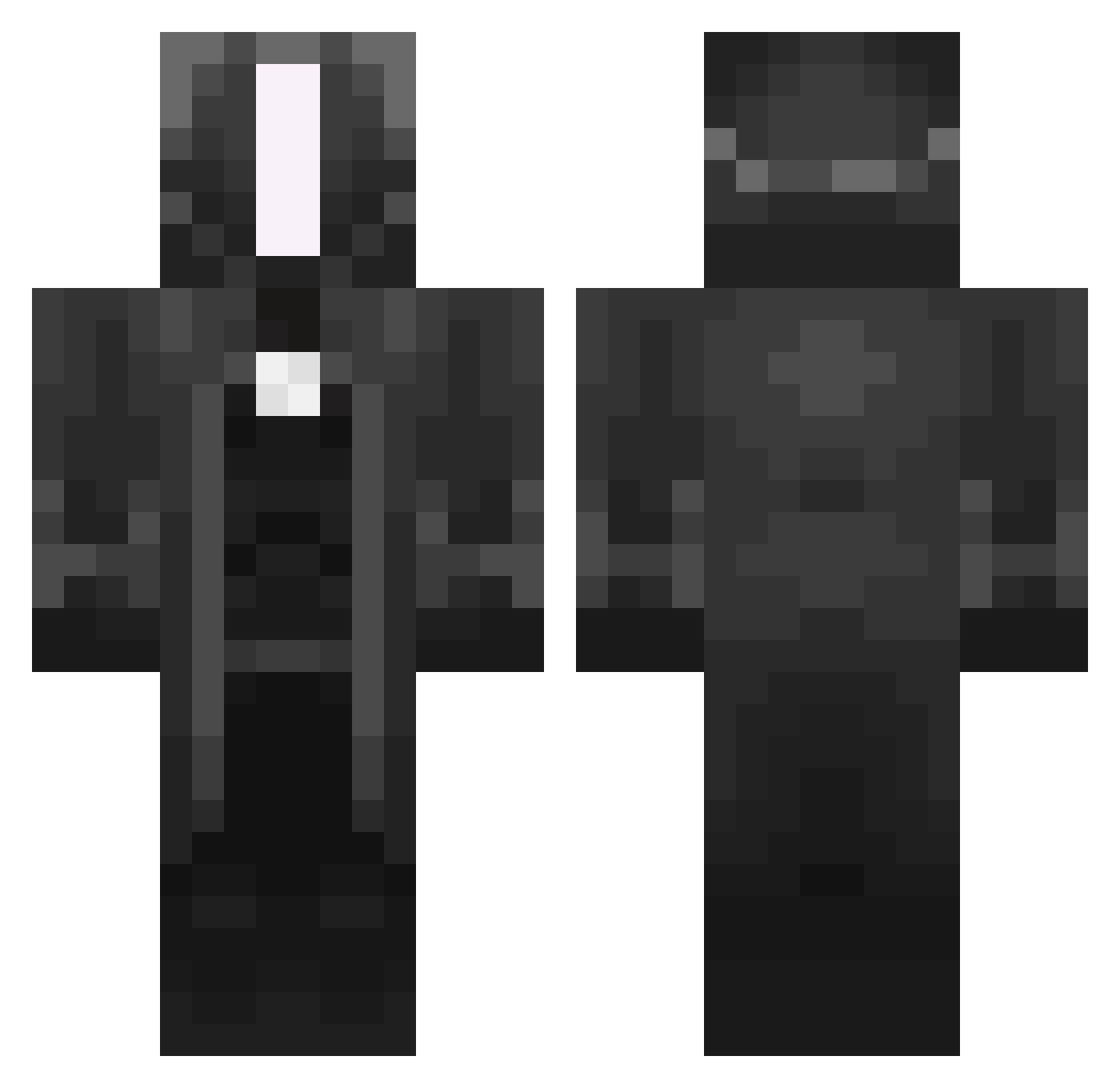 WaddleDee7778 Minecraft skin, front and back view