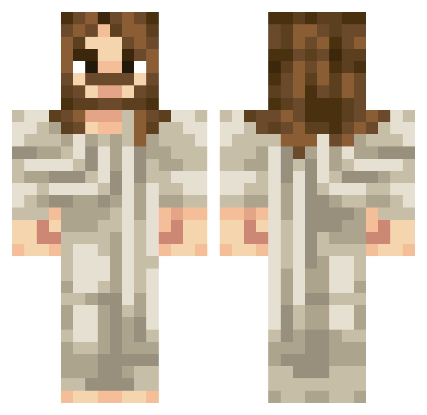 Philip_Ch0 Minecraft skin, front and back view