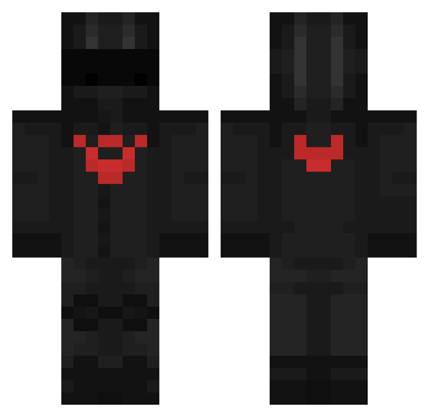 afowler2412 Minecraft skin, front and back view