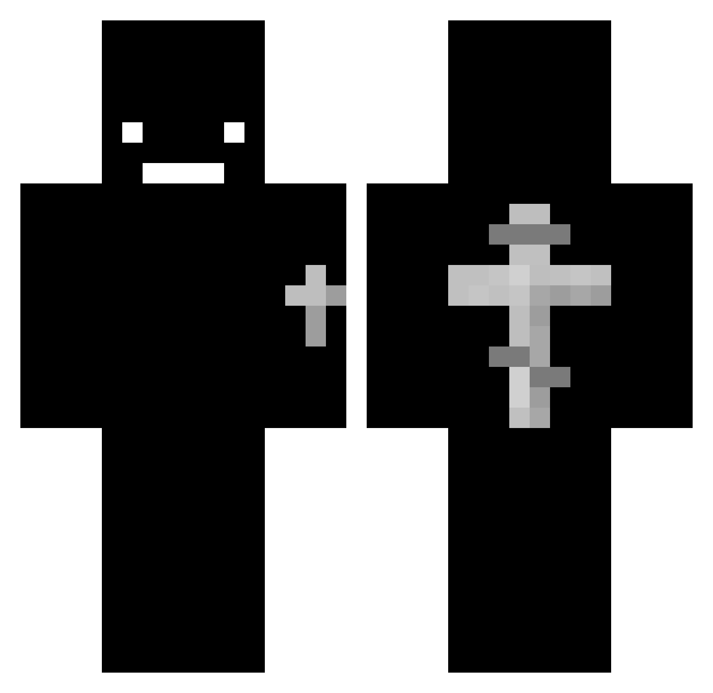 xwritakisss Minecraft skin, front and back view