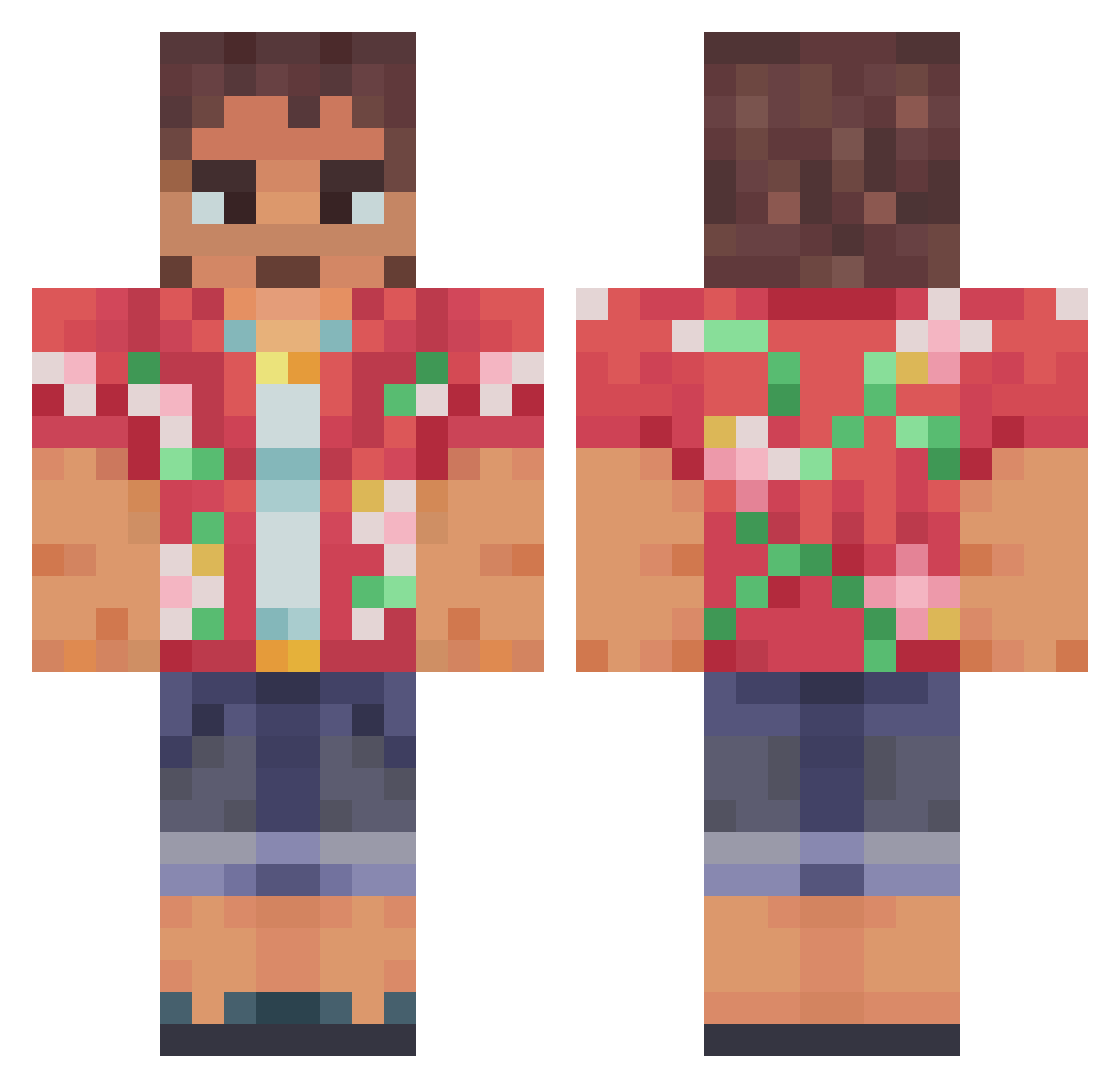 nod_L Minecraft skin, front and back view