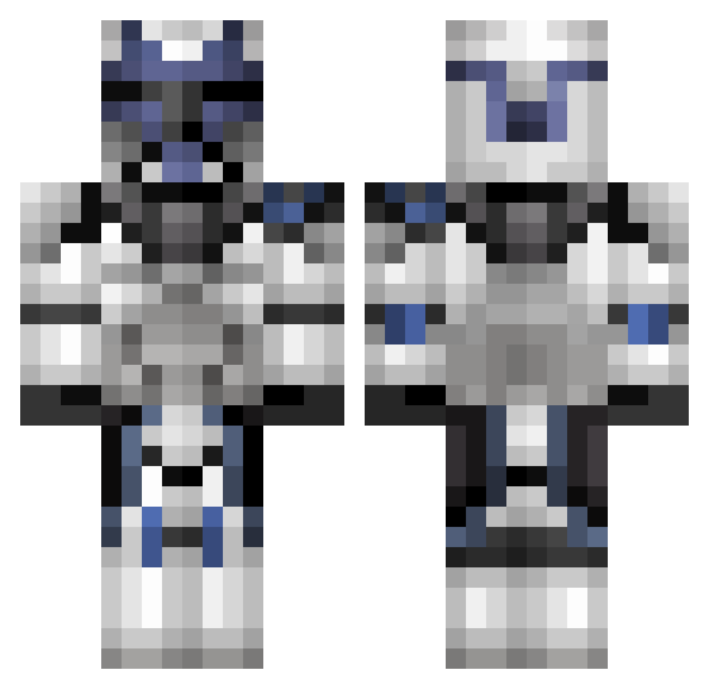 Cirieno5 Minecraft skin, front and back view