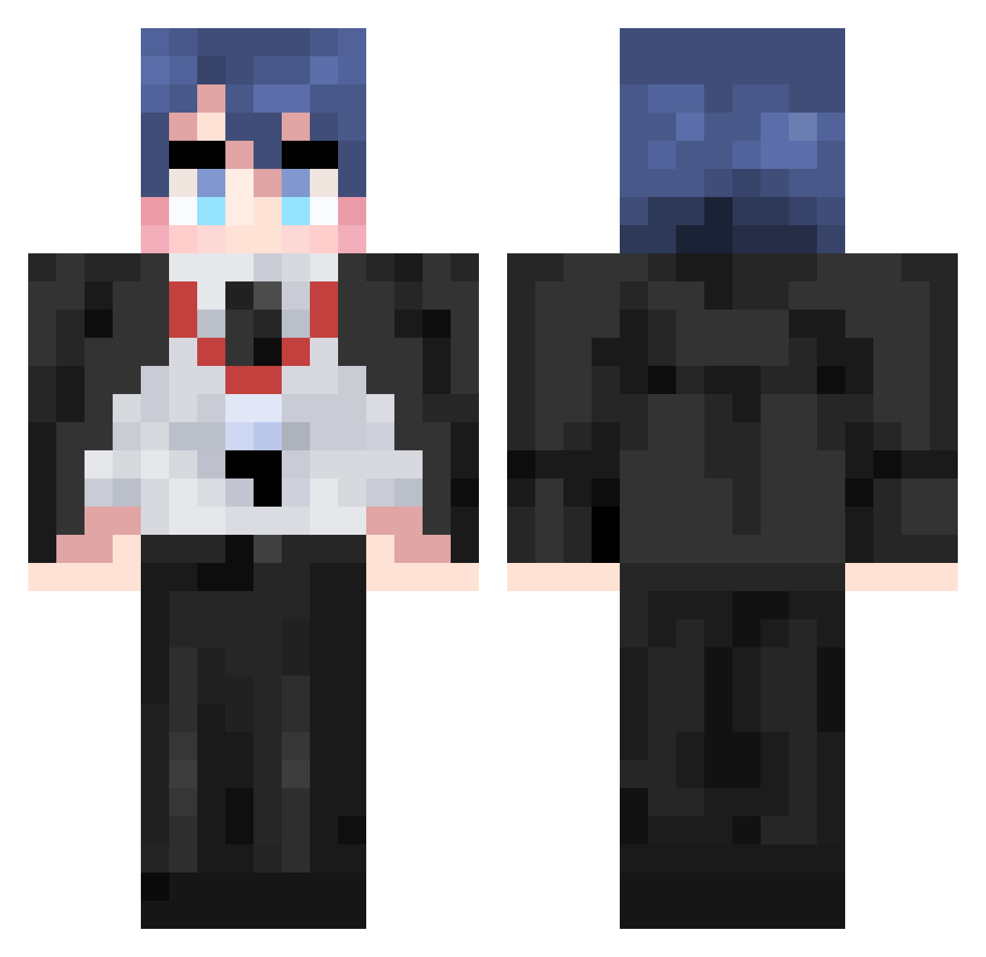 jgm0620 Minecraft skin, front and back view