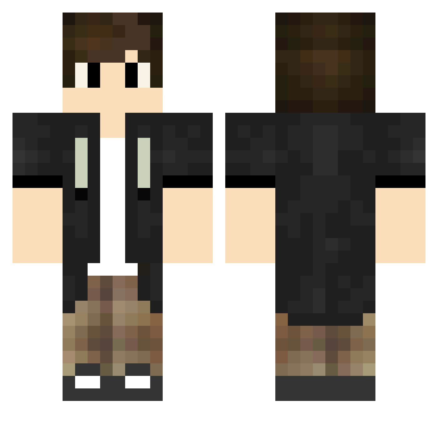 tomoun78 Minecraft skin, front and back view