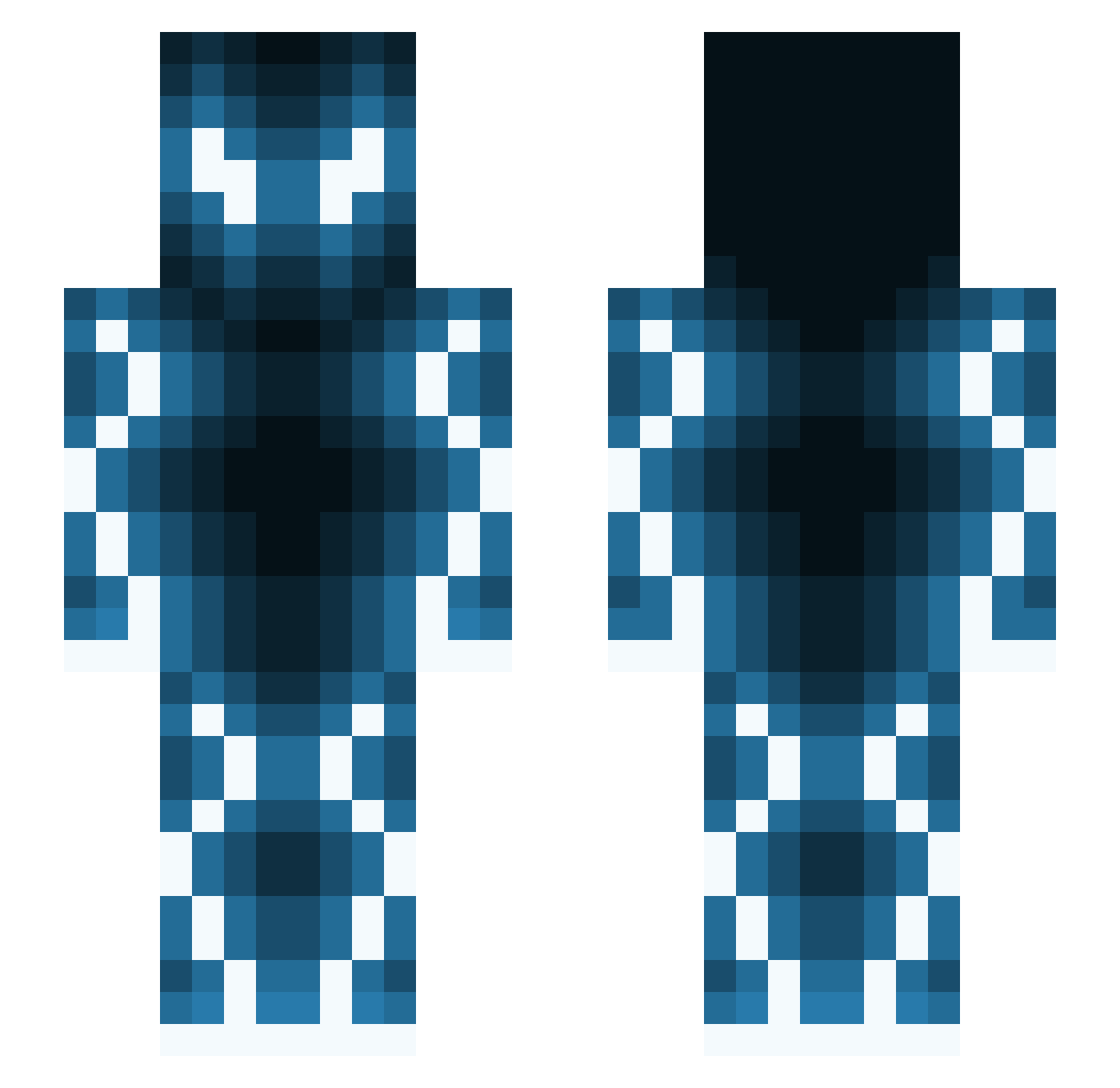 EliasLindbergCHR Minecraft skin, front and back view
