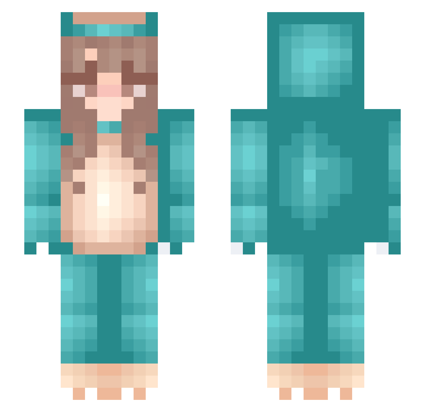 _Skyline1989_ Minecraft skin, front and back view