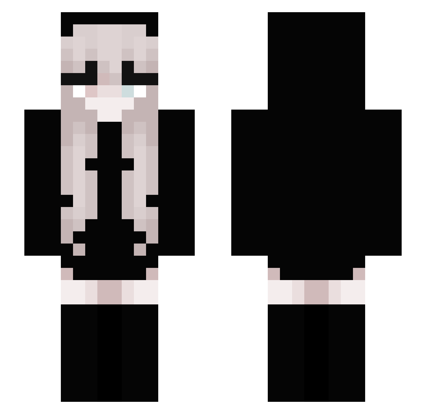 SHOOBYDOOBYD00 Minecraft skin, front and back view