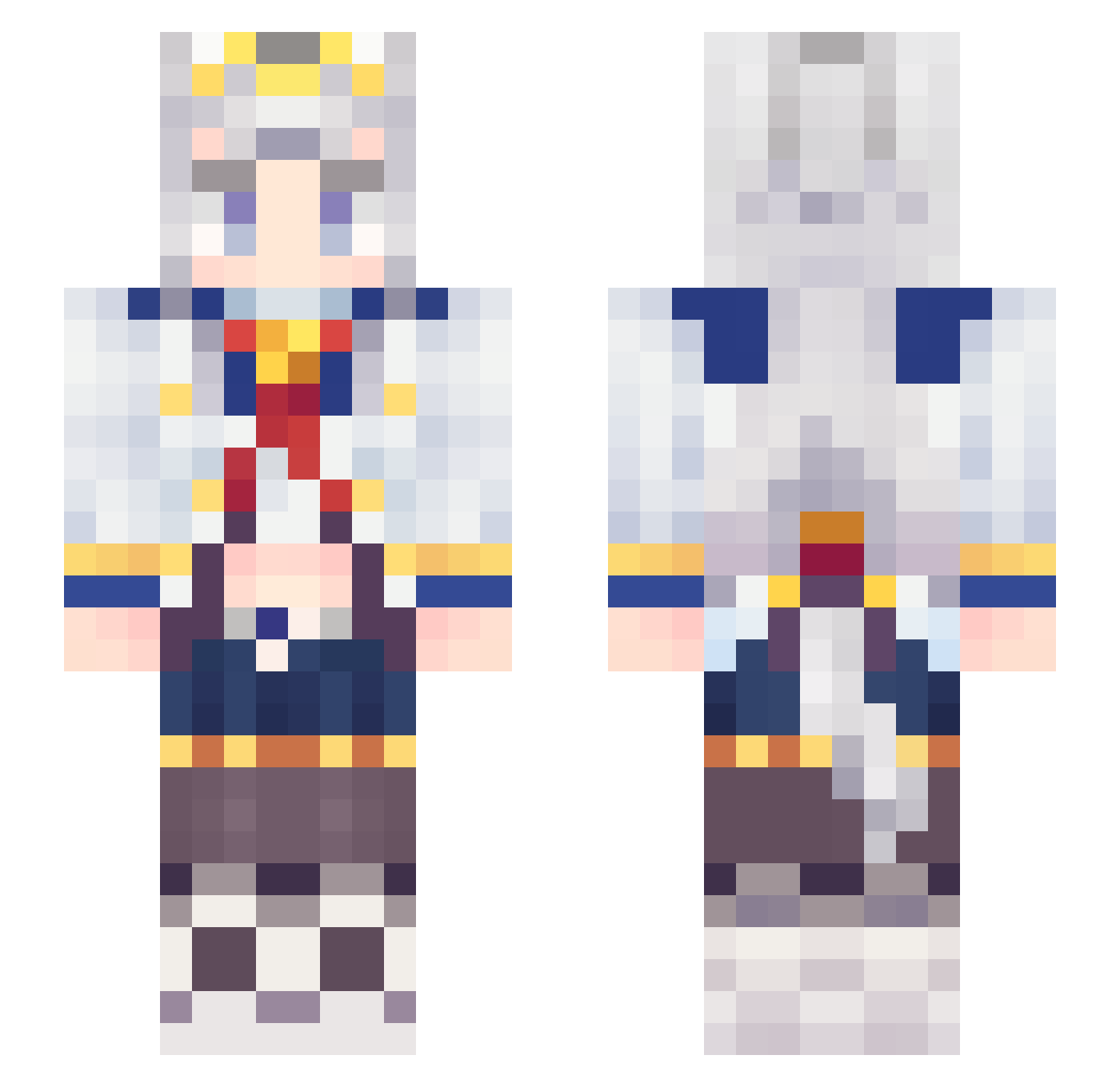 pytrooo_ Minecraft skin, front and back view