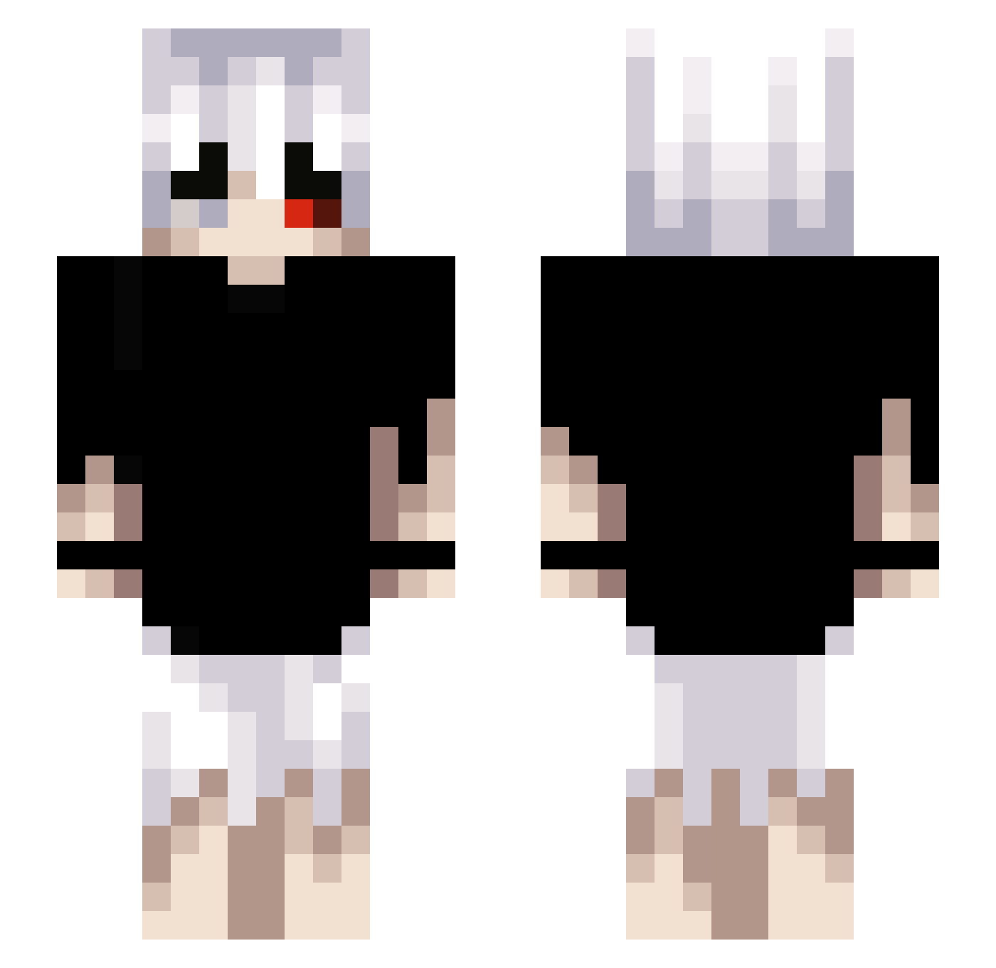sukuna2009 Minecraft skin, front and back view