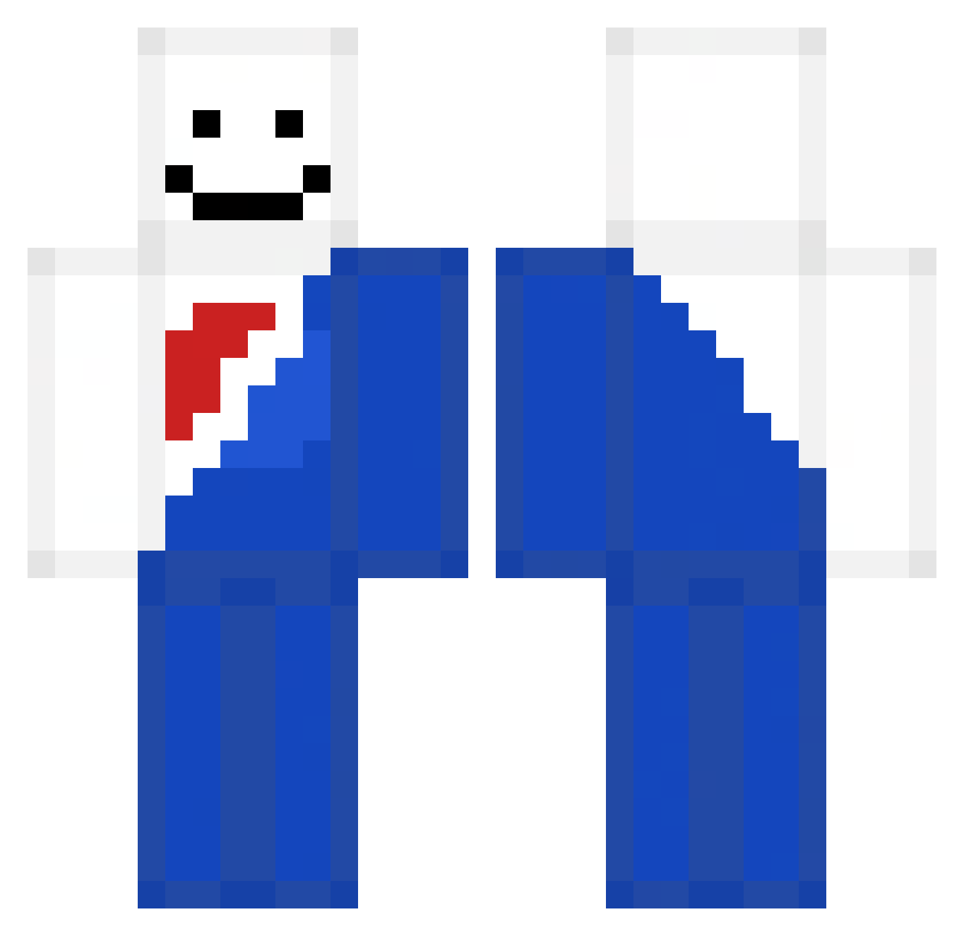 SardinaTactica Minecraft skin, front and back view