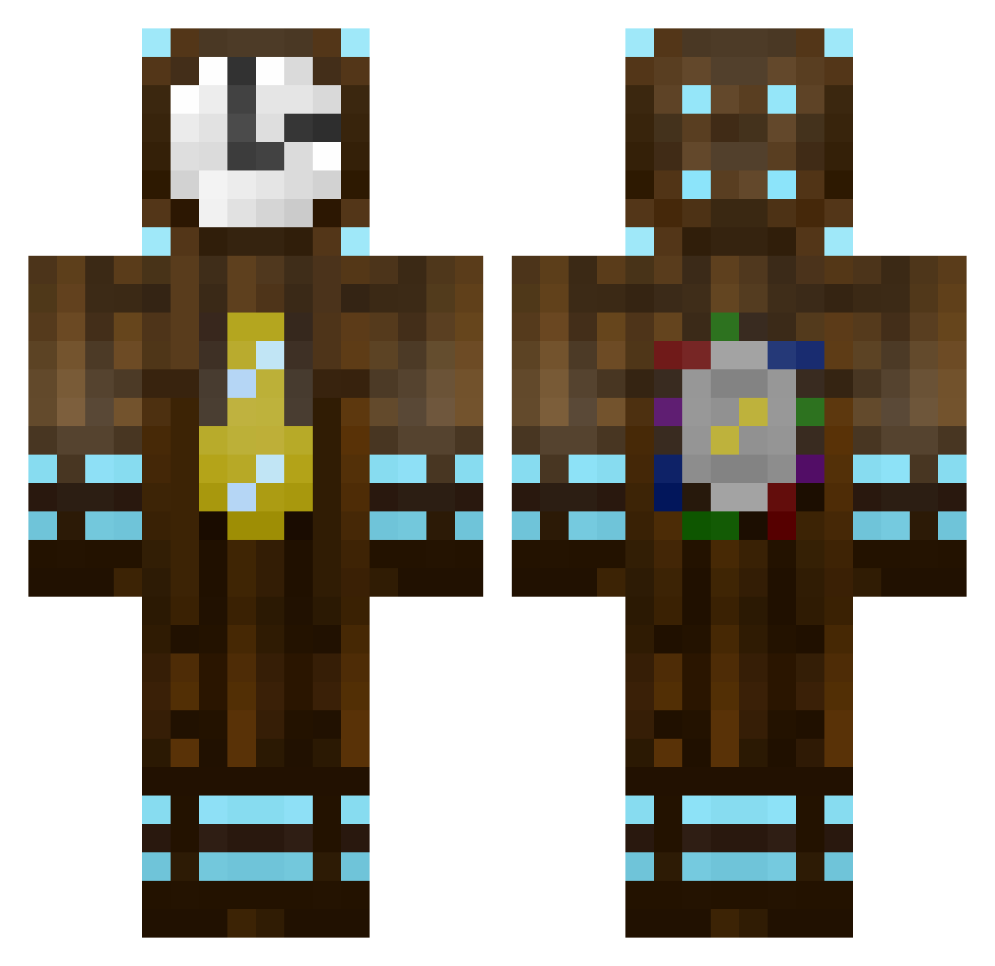 _Maxxxxx_ Minecraft skin, front and back view