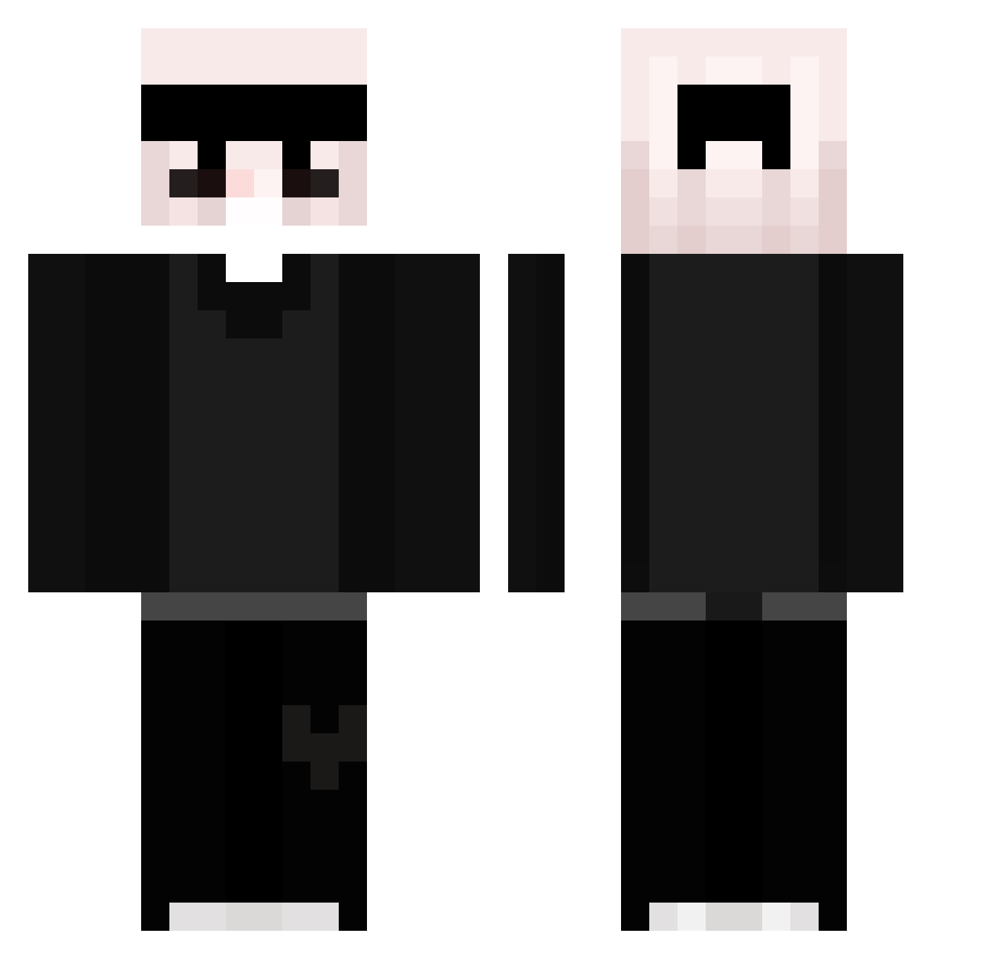 zostaww Minecraft skin, front and back view