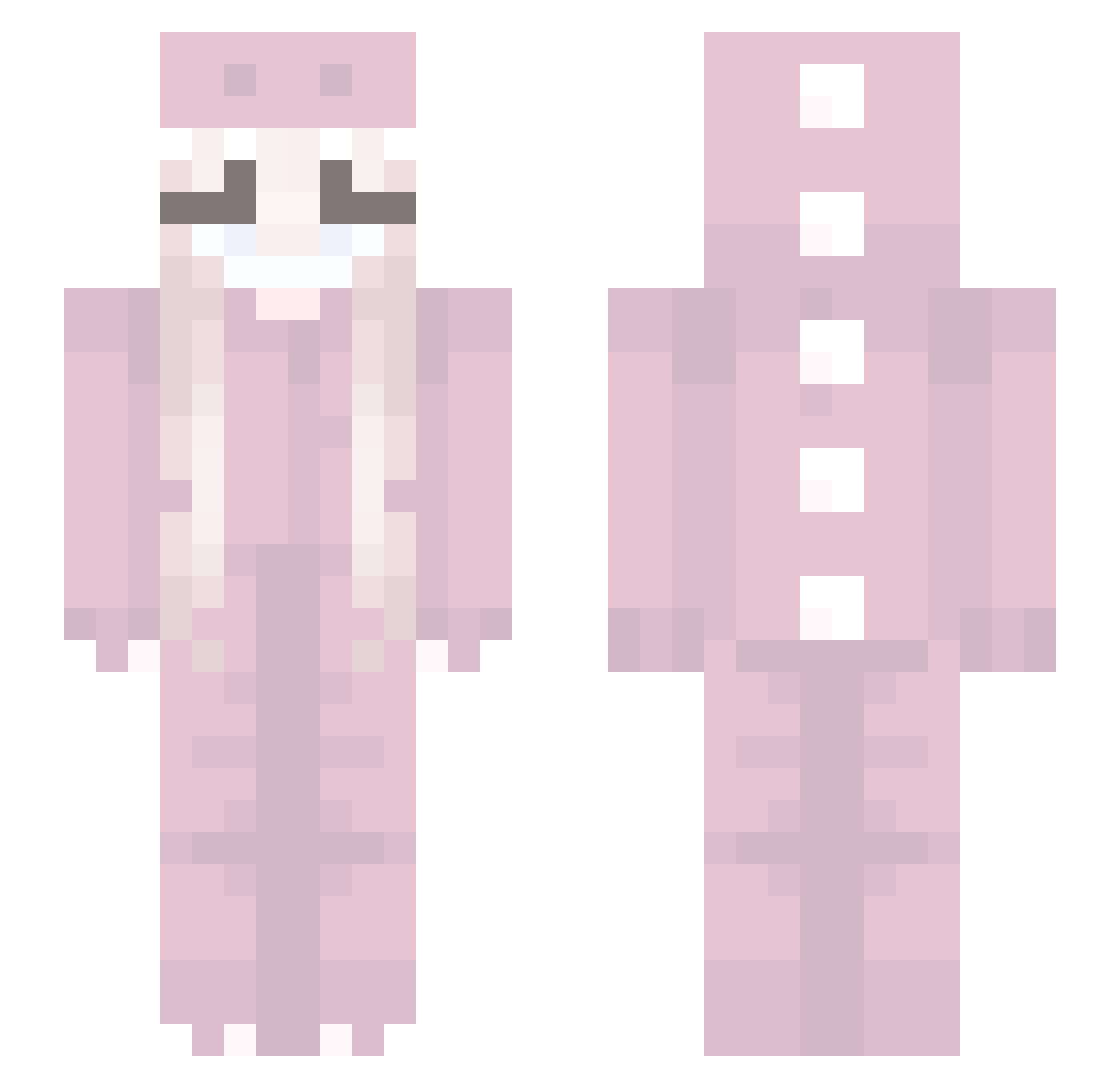IQMax_ Minecraft skin, front and back view