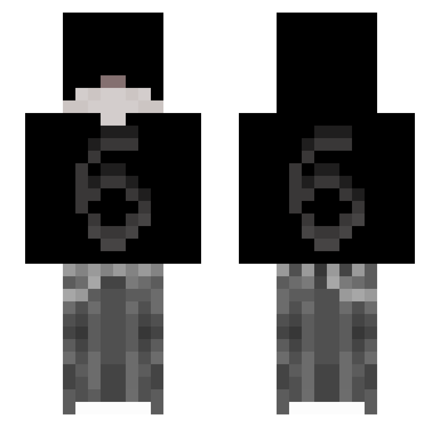 JANEK9826 Minecraft skin, front and back view