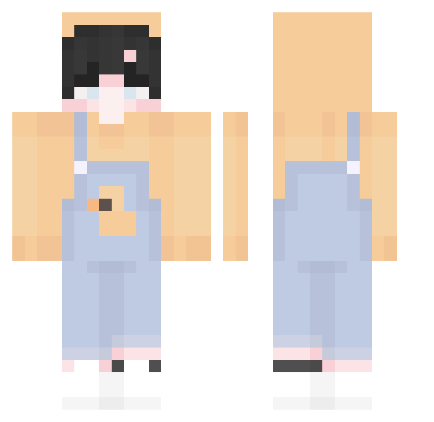 Trust_yoshi Minecraft skin, front and back view
