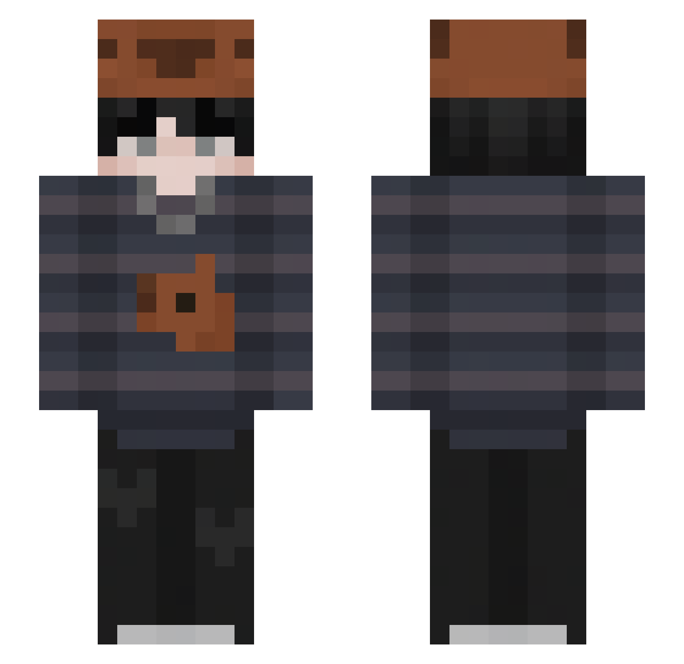 leejm0427 Minecraft skin, front and back view