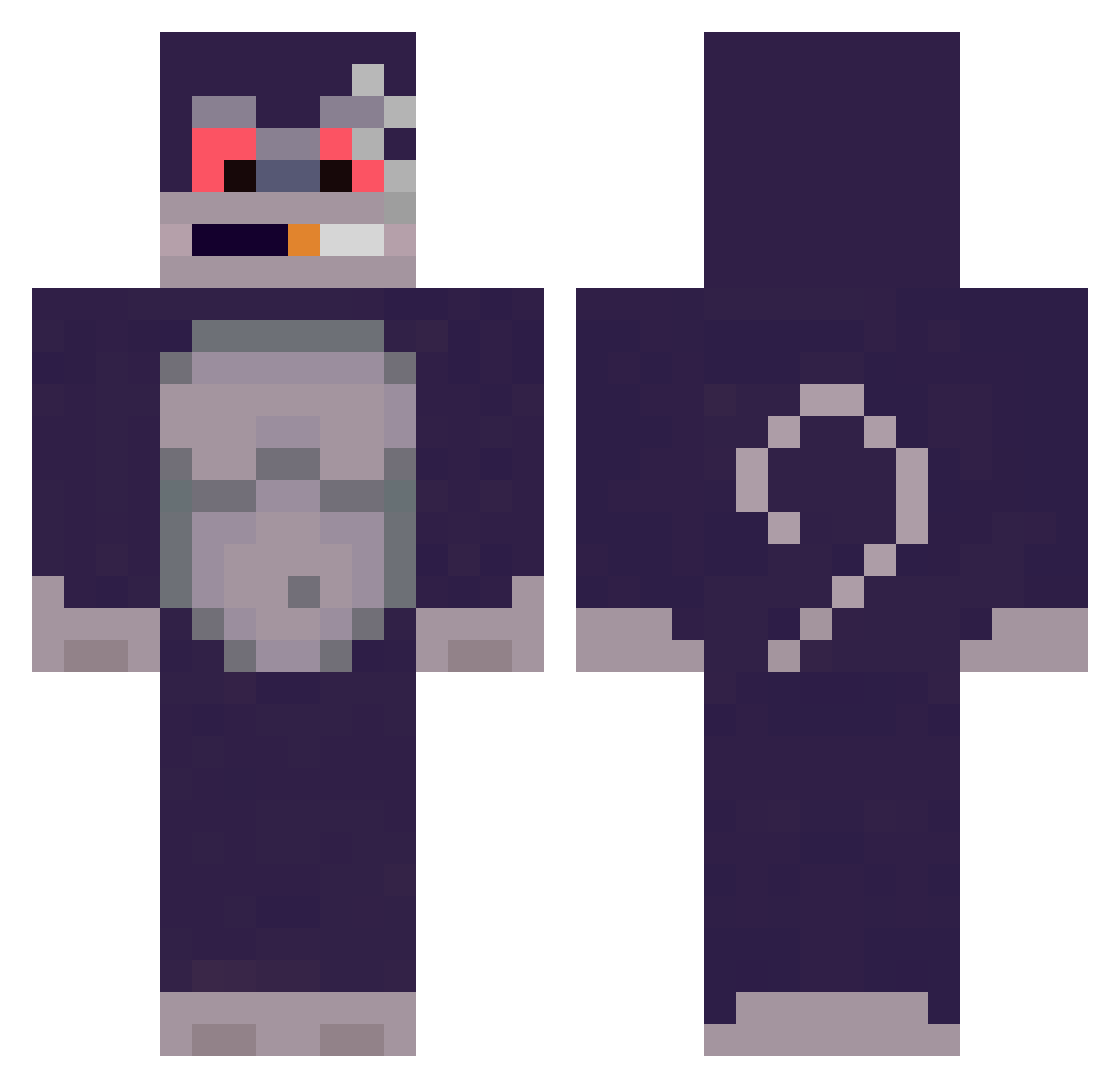 TAVARES699471 Minecraft skin, front and back view