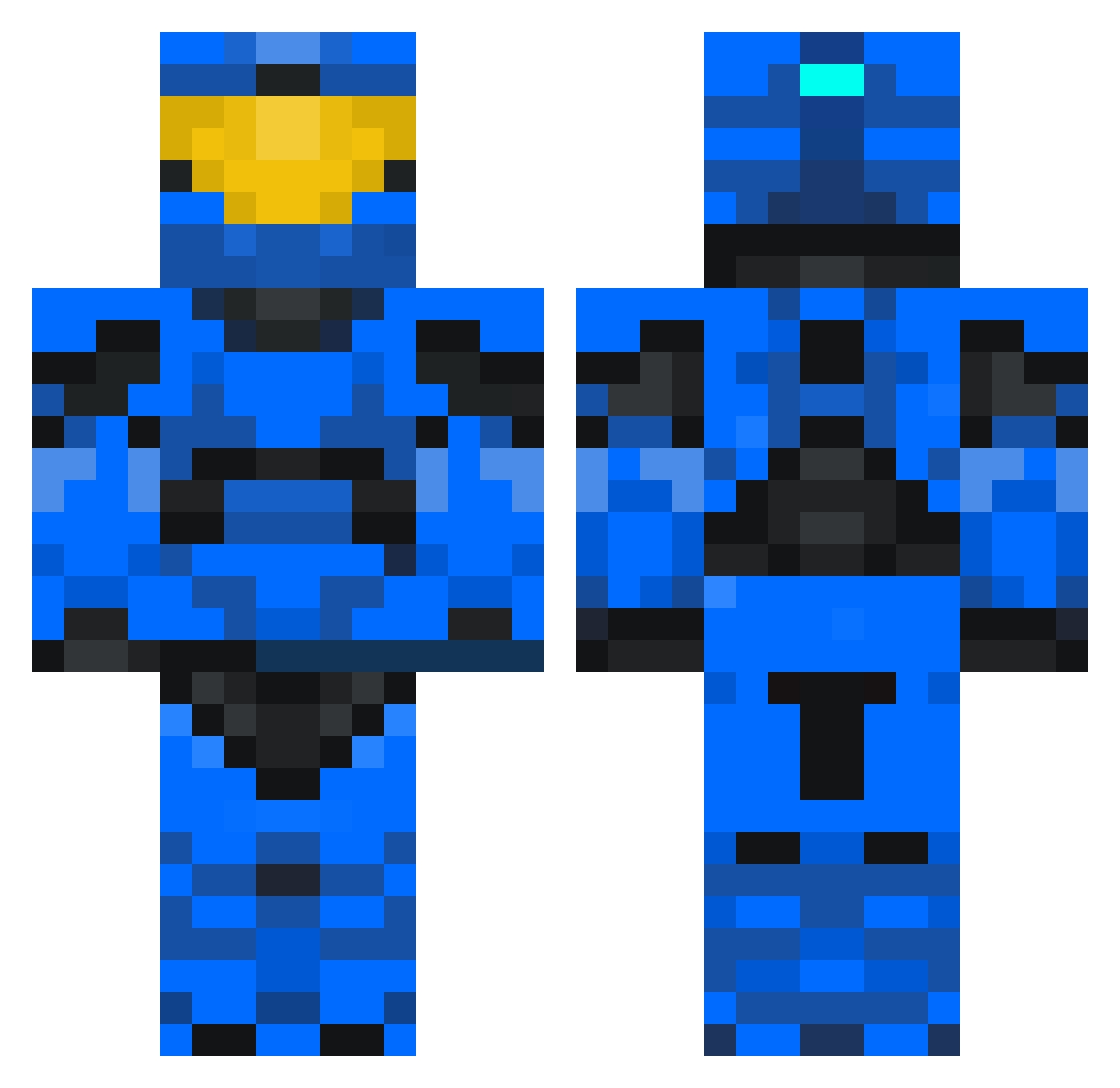 timbo67 Minecraft skin, front and back view