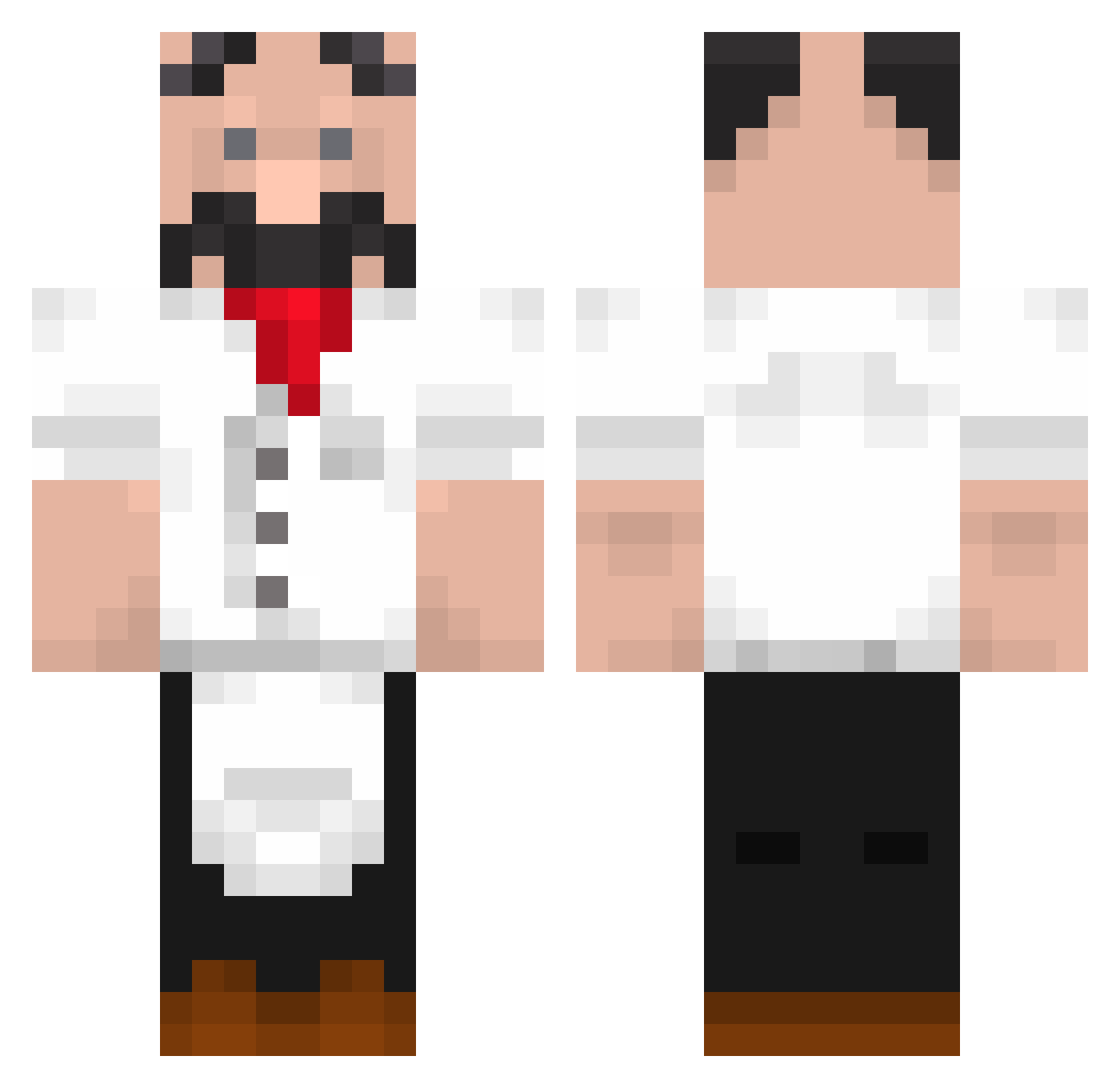 Don_Vito43 Minecraft skin, front and back view