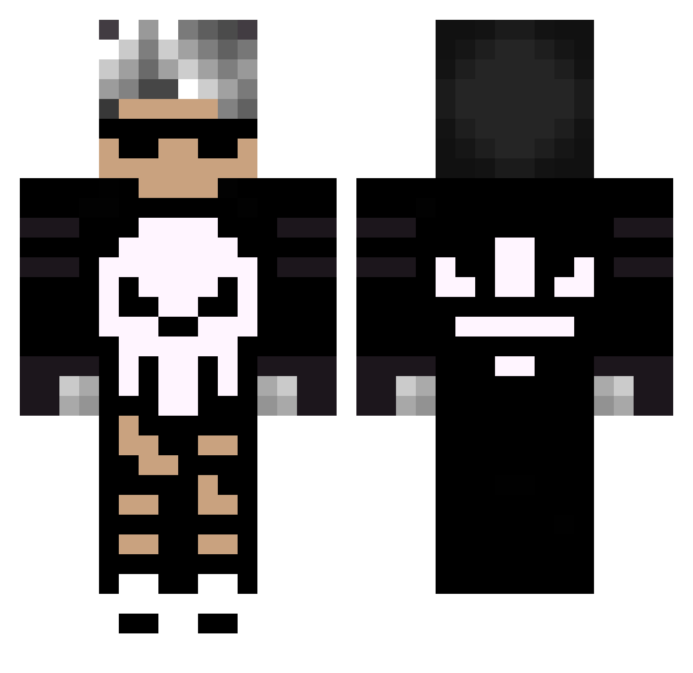 rofling_ Minecraft skin, front and back view