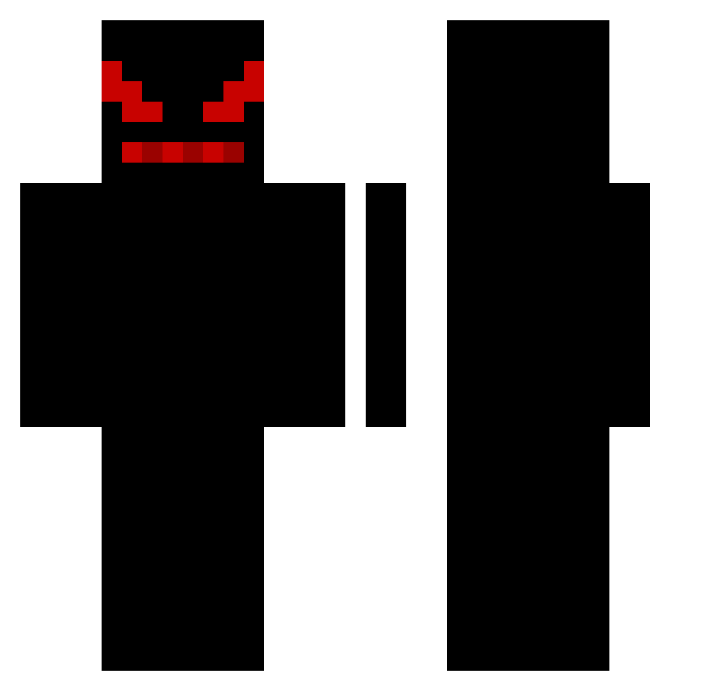 todoo33 Minecraft skin, front and back view