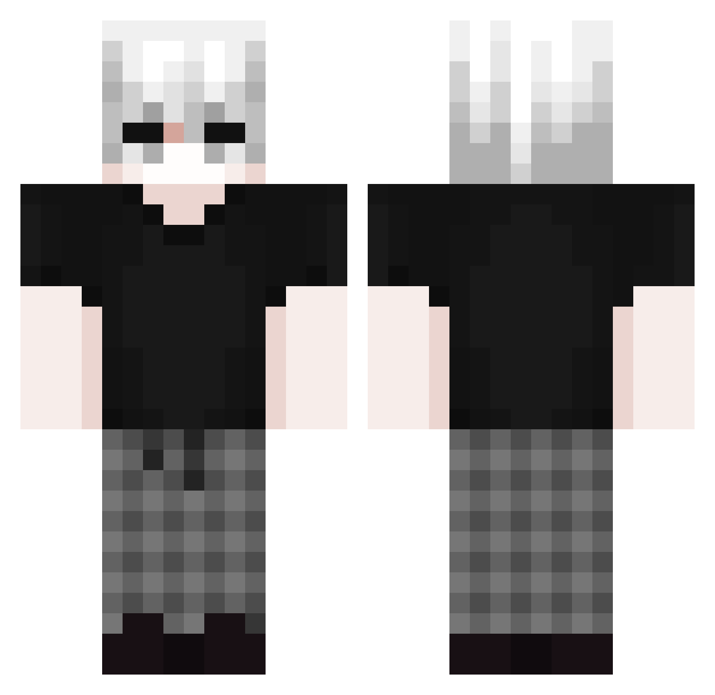 Sunriseaa_ Minecraft skin, front and back view