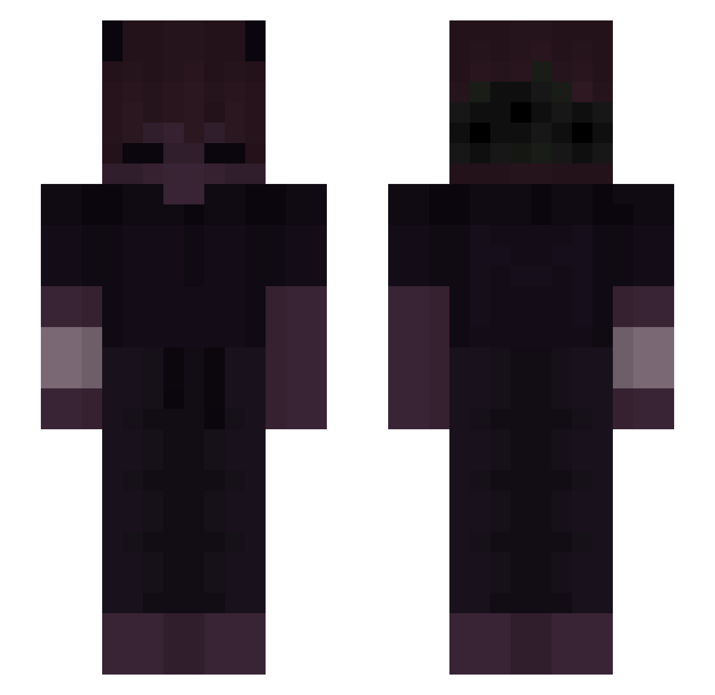 Radical2_ Minecraft skin, front and back view