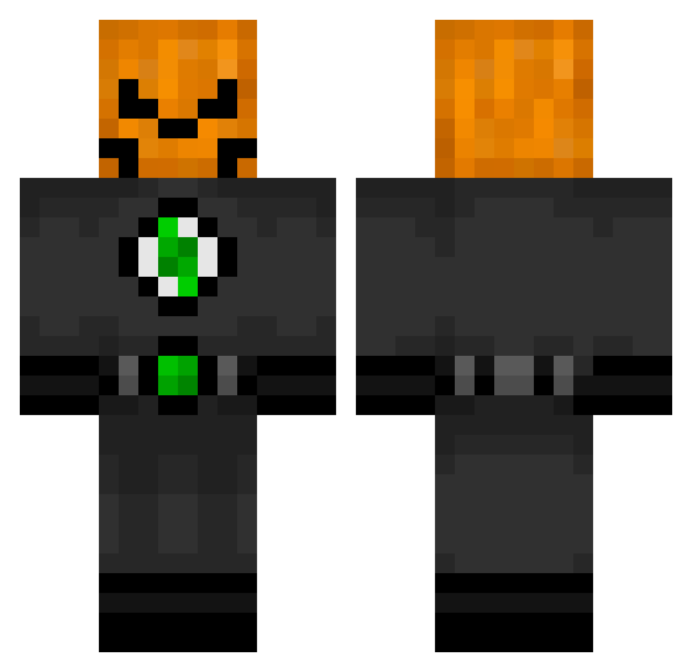 LordRanu Minecraft skin, front and back view