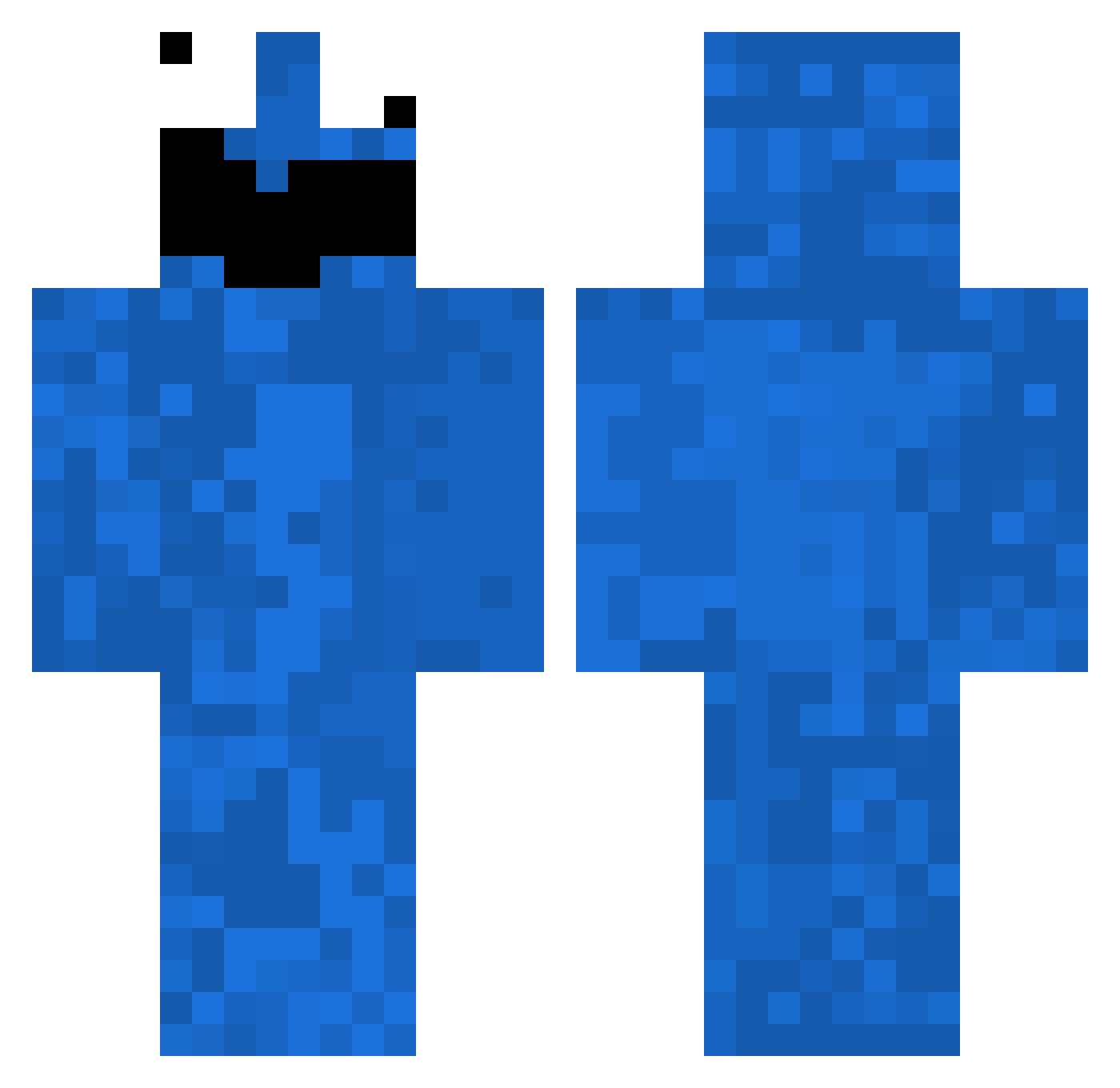 engedi Minecraft skin, front and back view