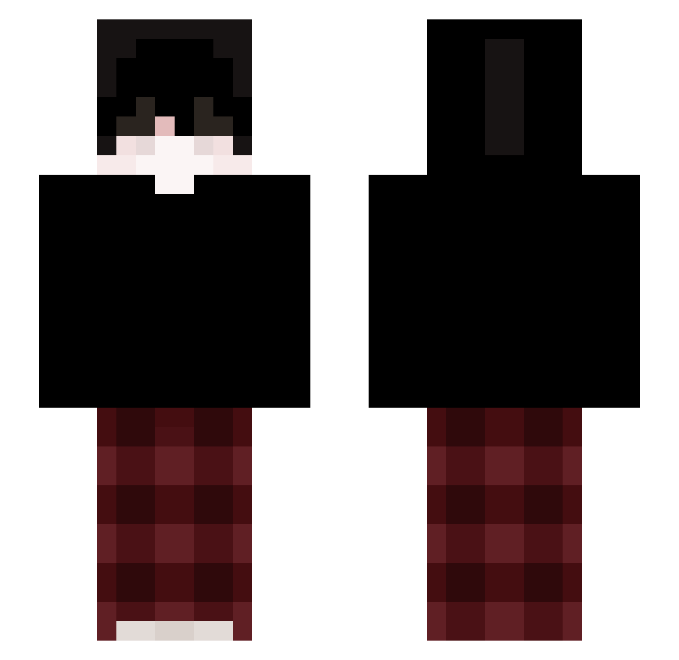 Bgn_ Minecraft skin, front and back view