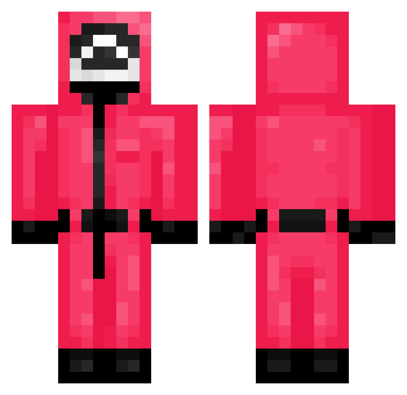 StormZer0 Minecraft skin, front and back view