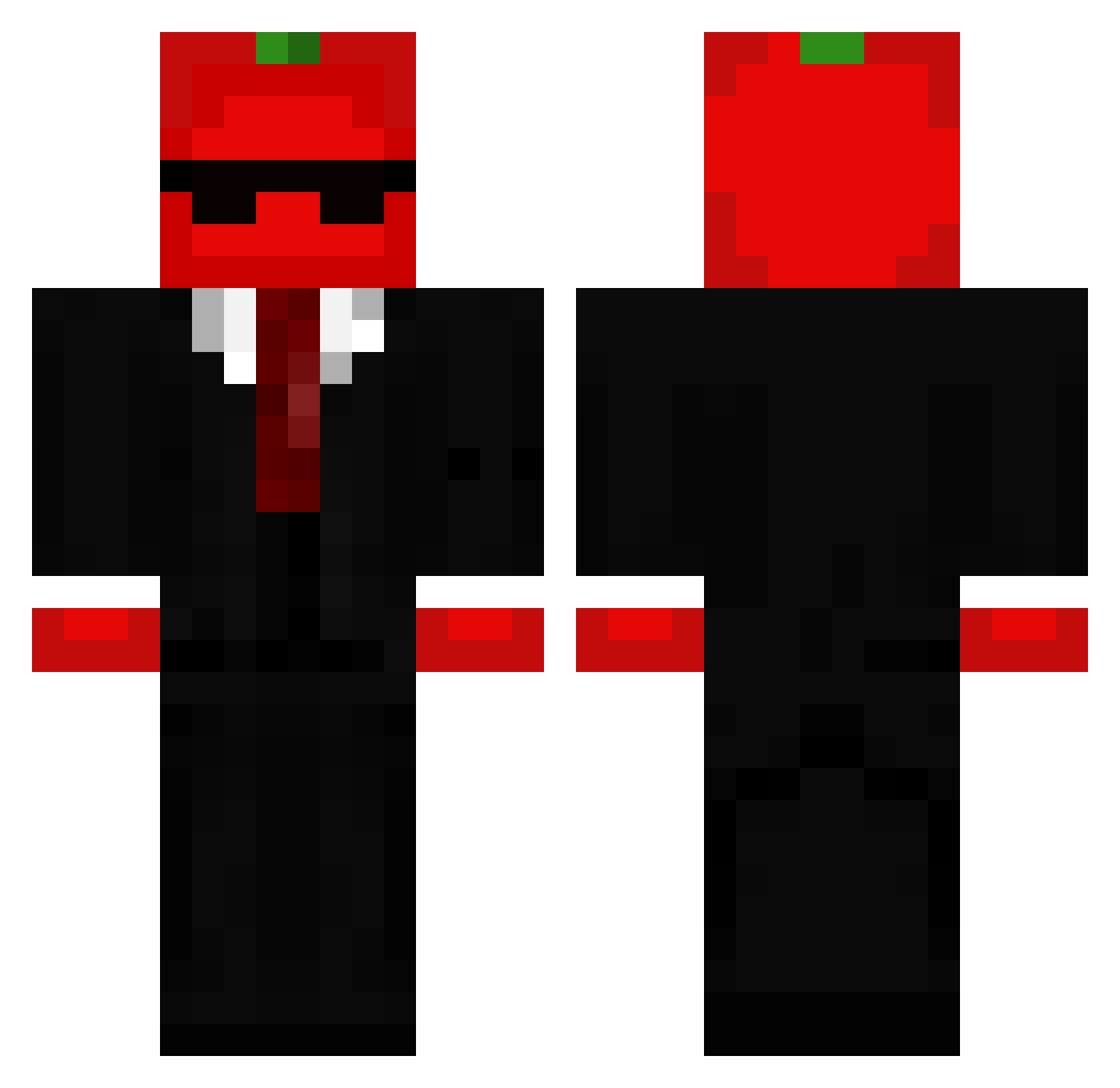 go_boff Minecraft skin, front and back view