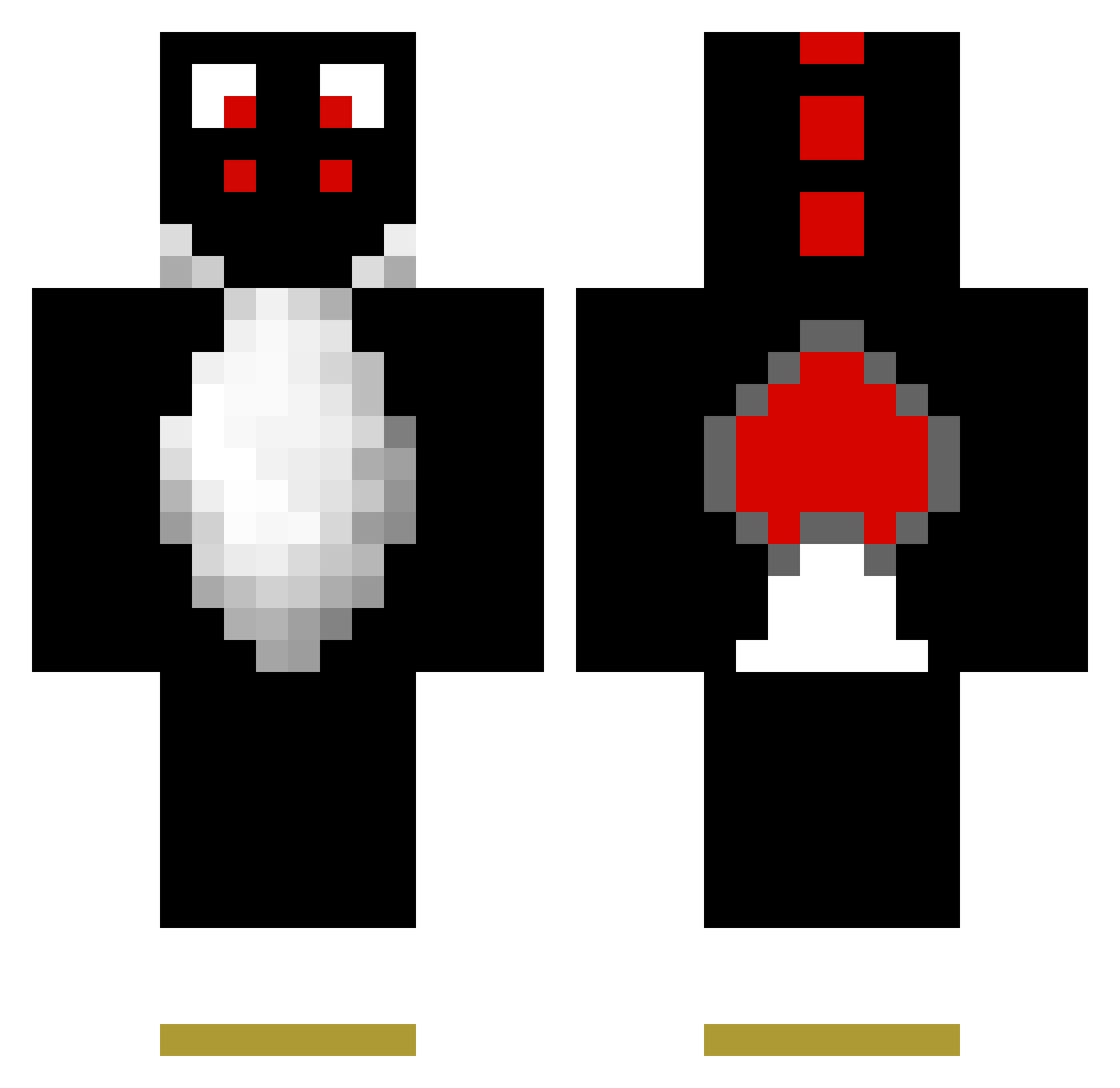 SamBerry69 Minecraft skin, front and back view