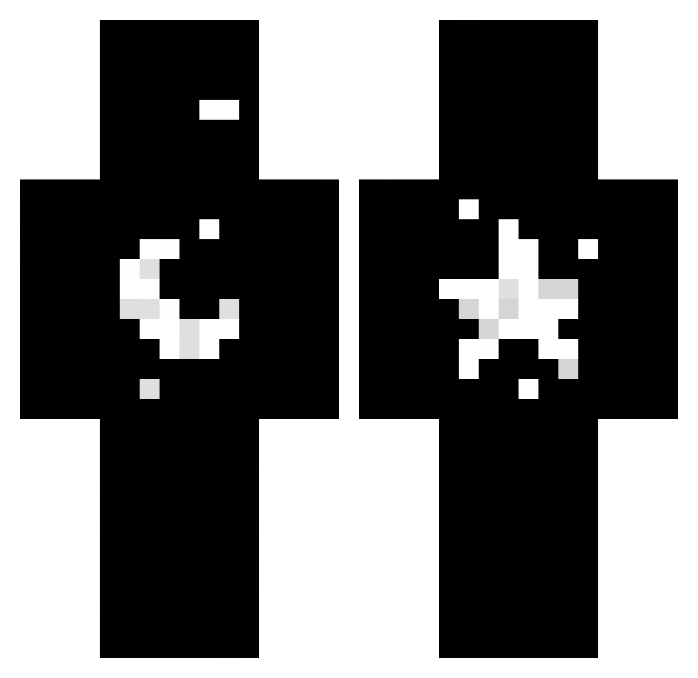 IStealFinalKills Minecraft skin, front and back view