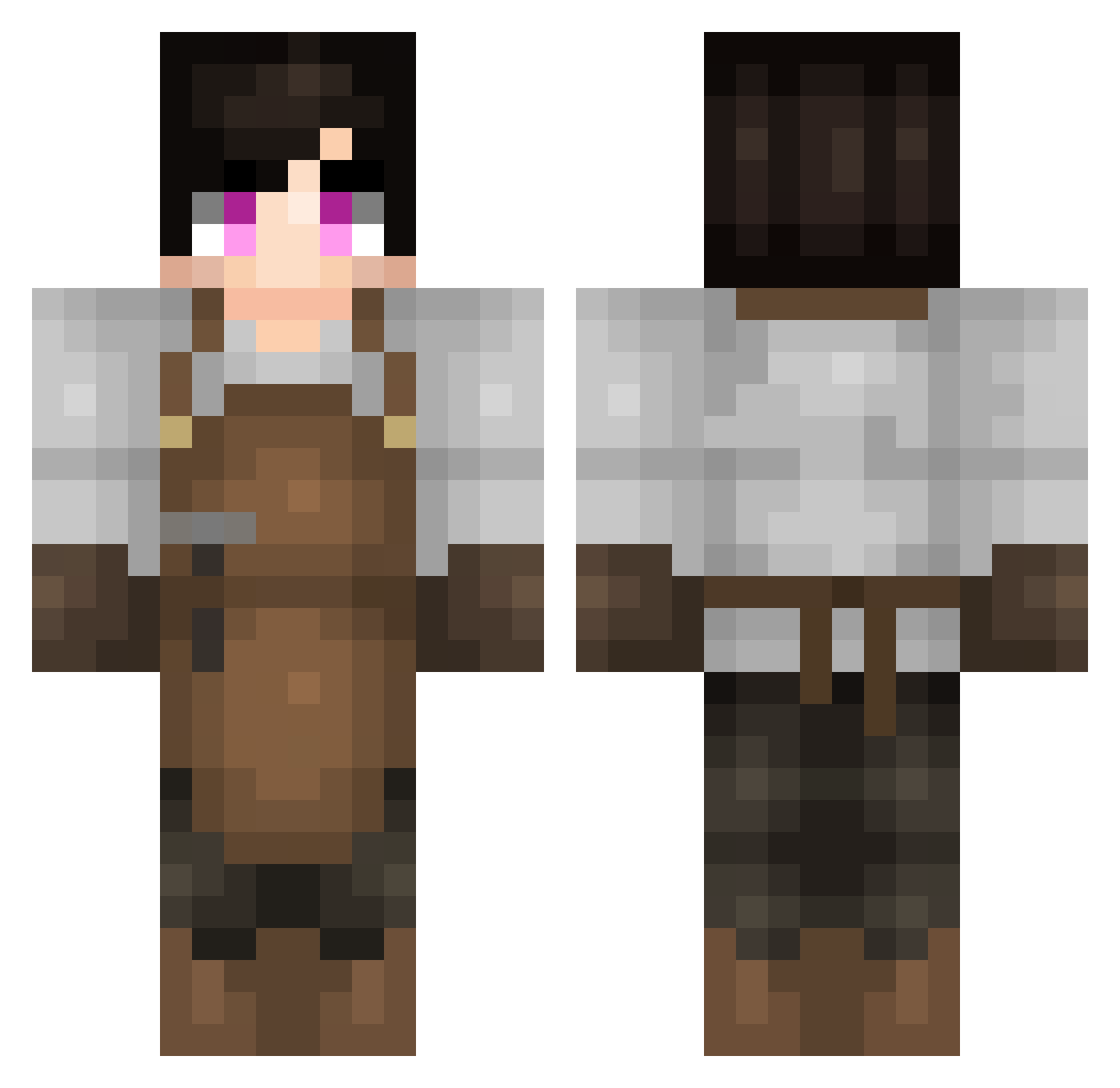 05Yoshiro31 Minecraft skin, front and back view