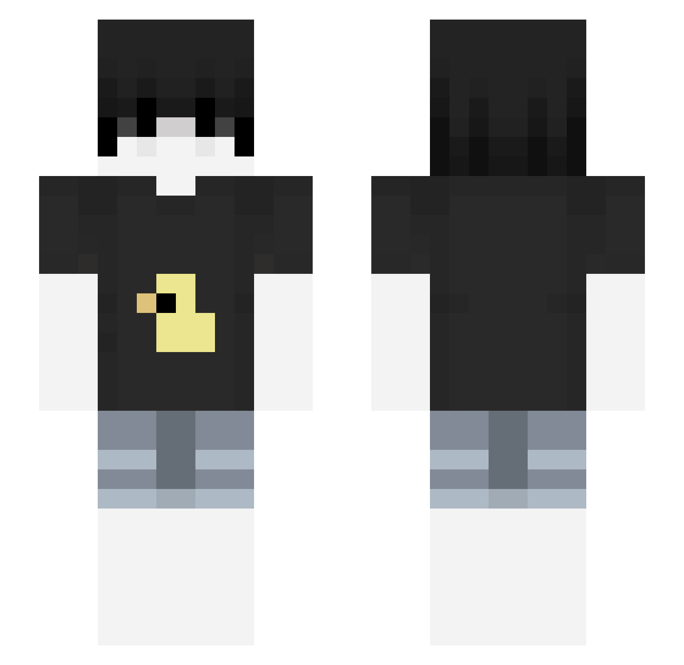 rlasdusgh1234 Minecraft skin, front and back view