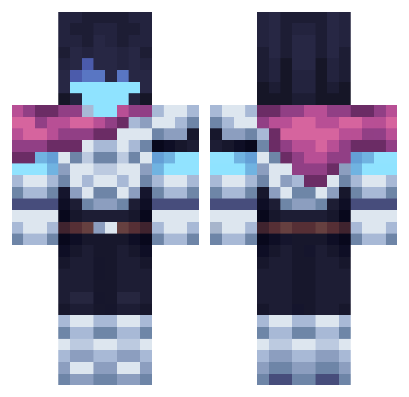 cinos124324 Minecraft skin, front and back view