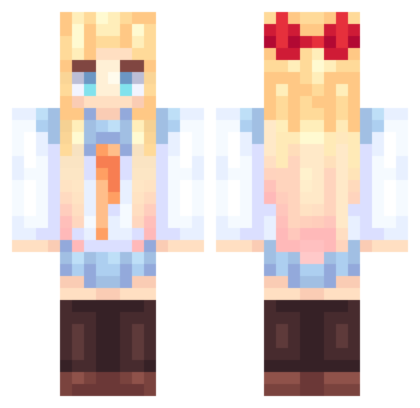 sypher5254 Minecraft skin, front and back view