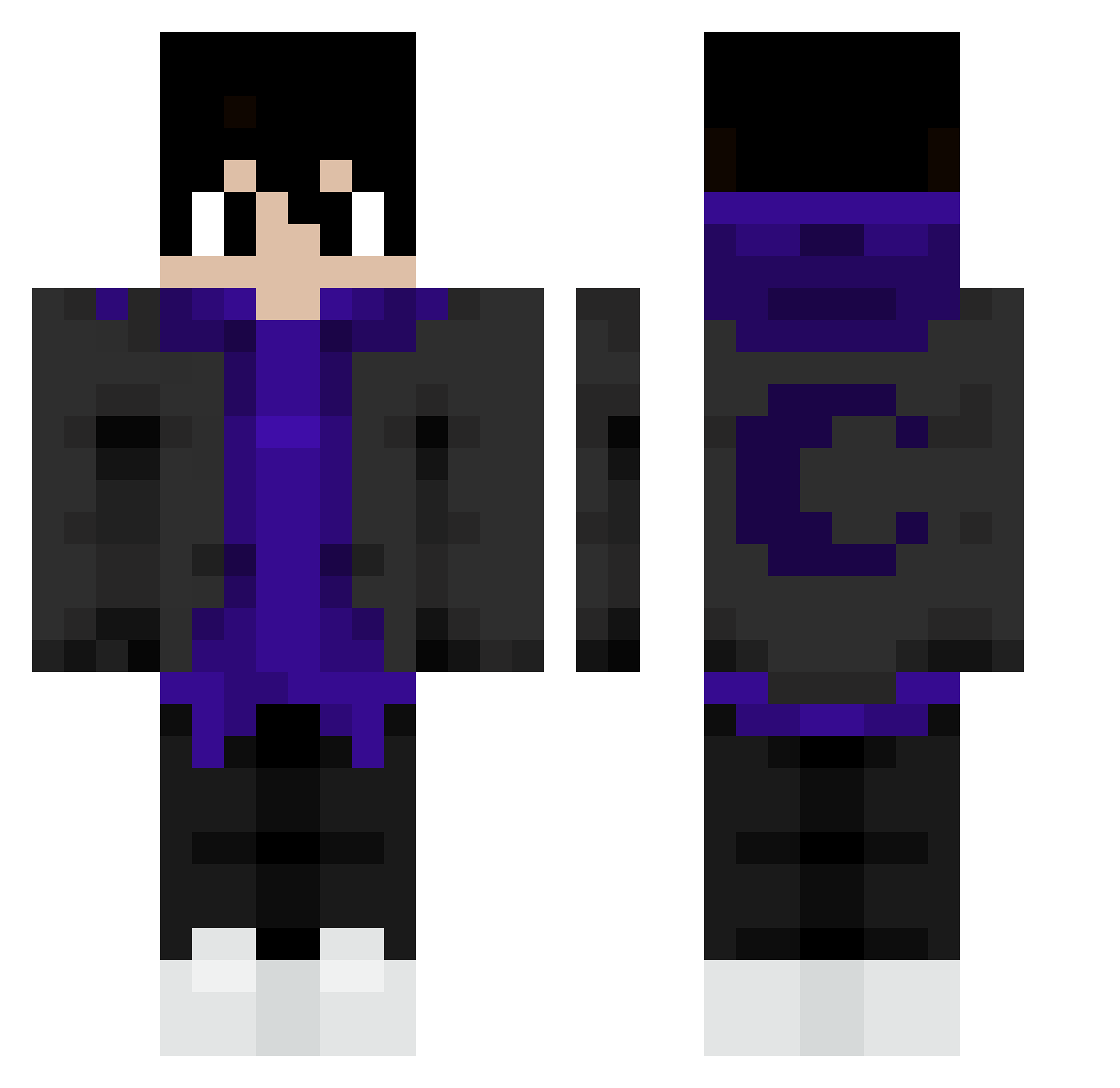 CT_Rex7 Minecraft skin, front and back view